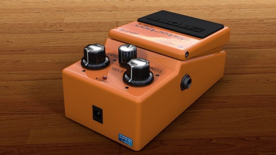 Boss DS-1 3D model_2