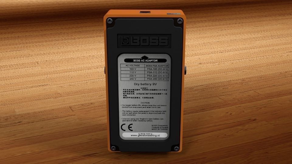 Boss DS-1 3D model_6