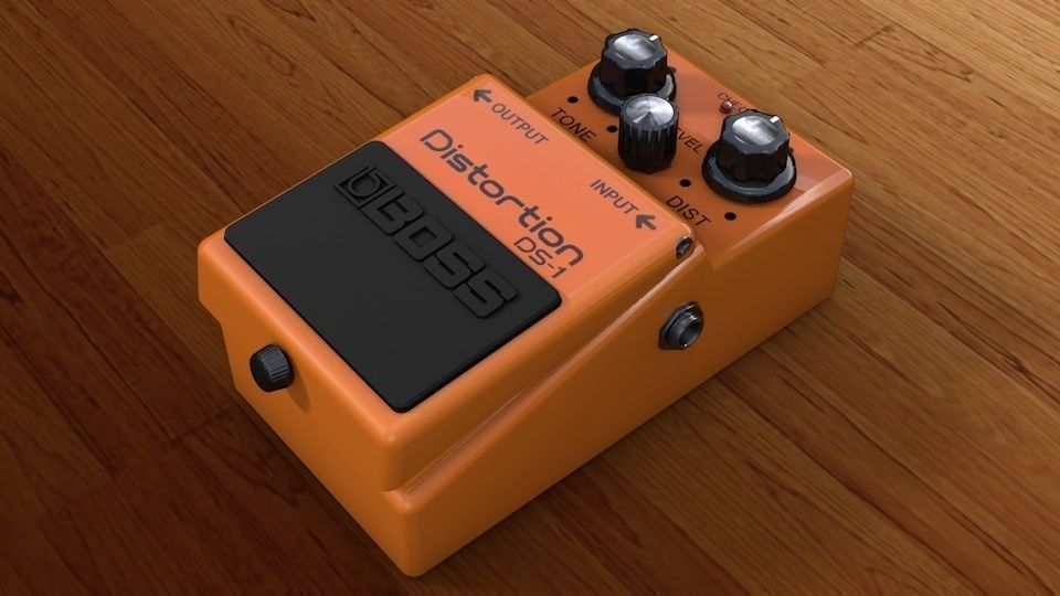 Boss DS-1 3D model_1