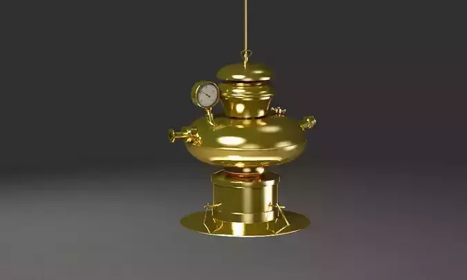 Old pumping gas lamp lighting