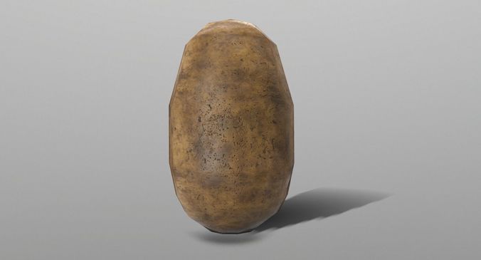 Potato Low-poly 3D model