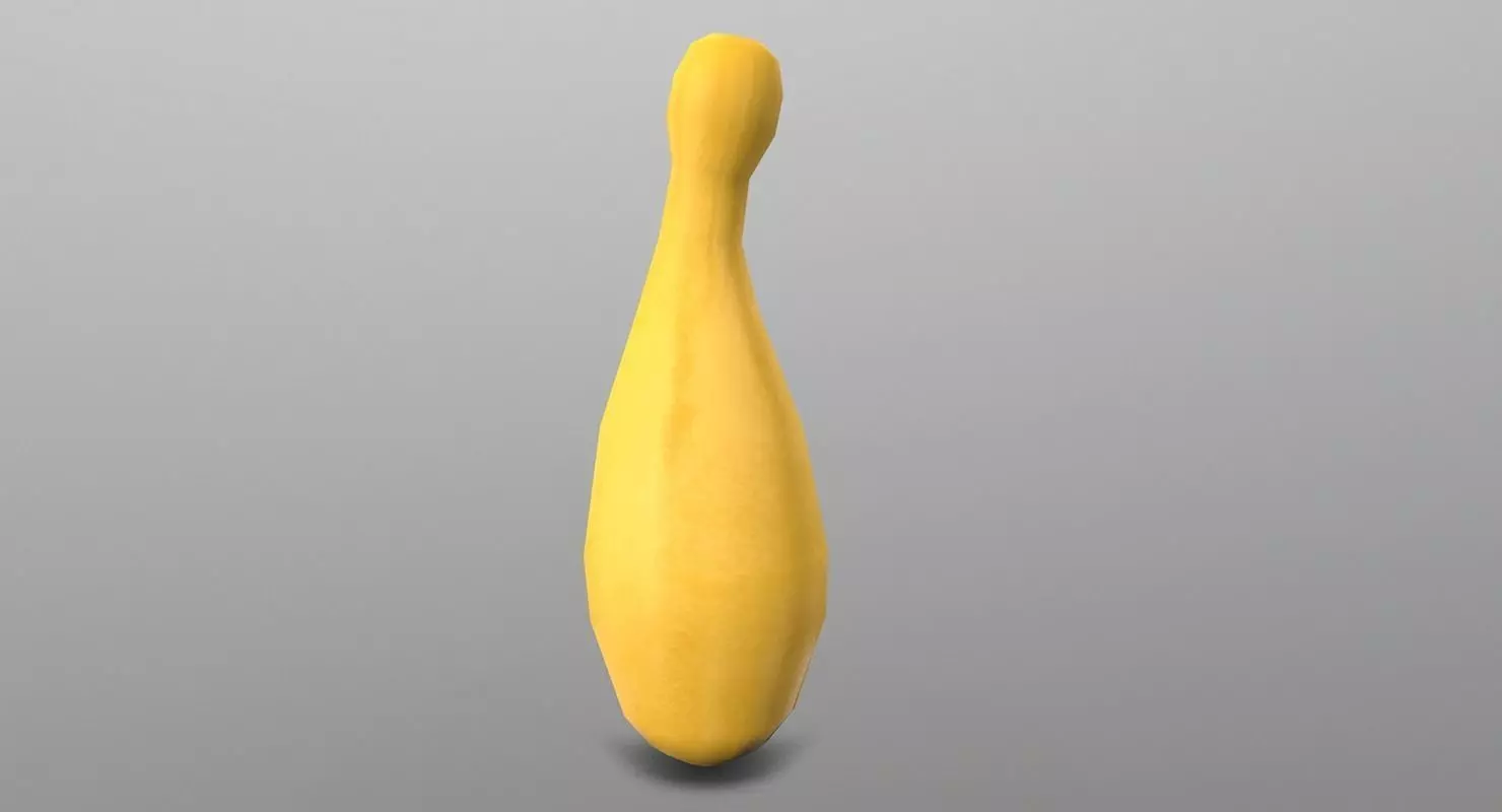 Yellow Squash Low-poly 3D model