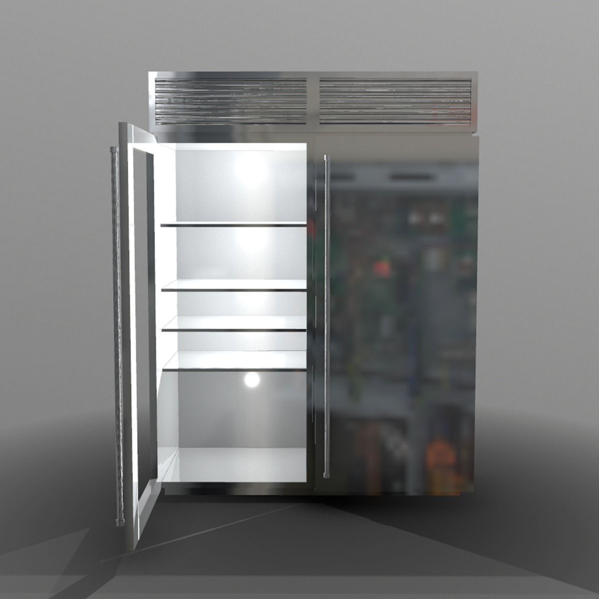 Kitchen Appliances Low-poly 3D model_1