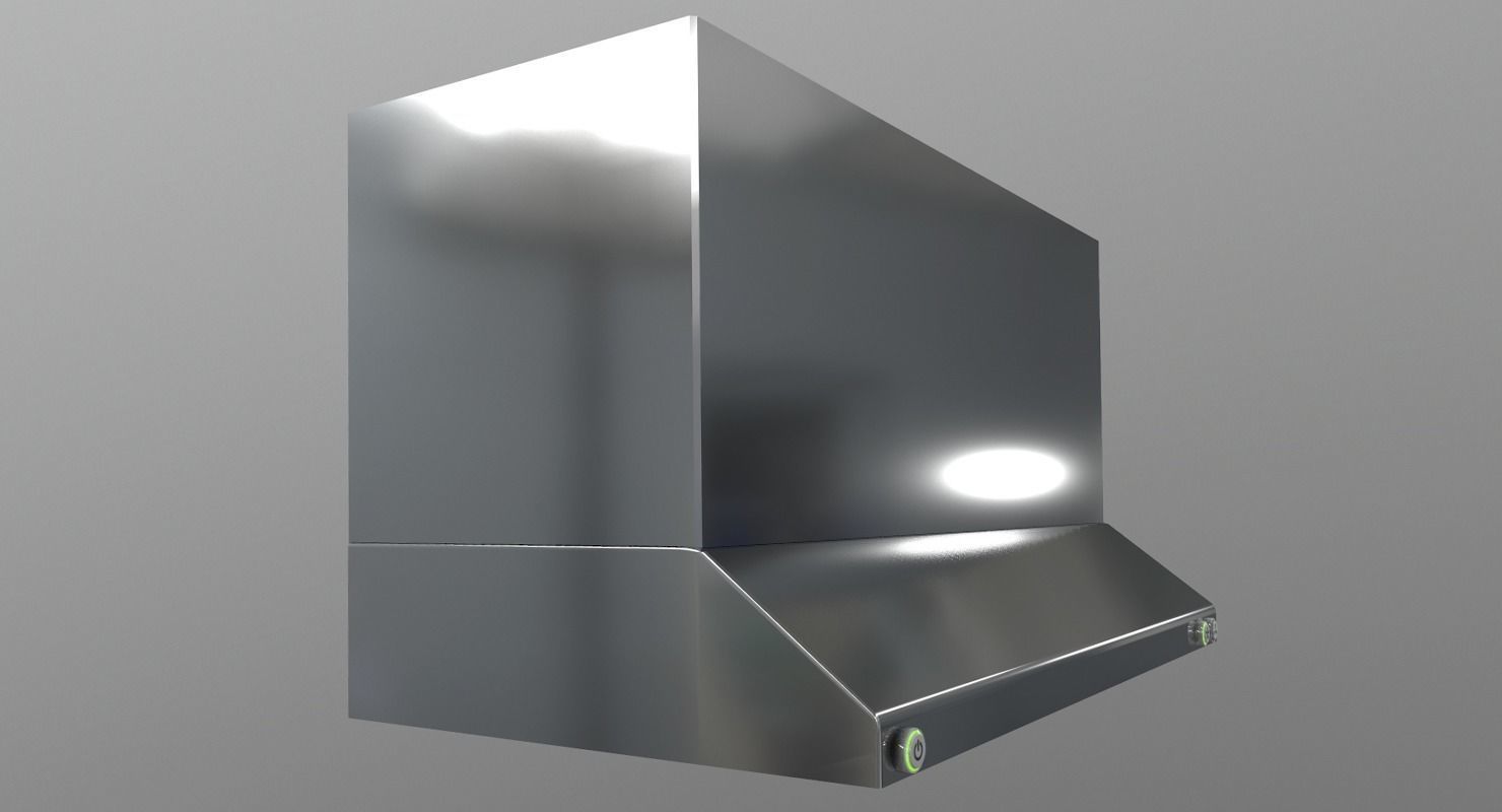 Kitchen Appliances Low-poly 3D model_3