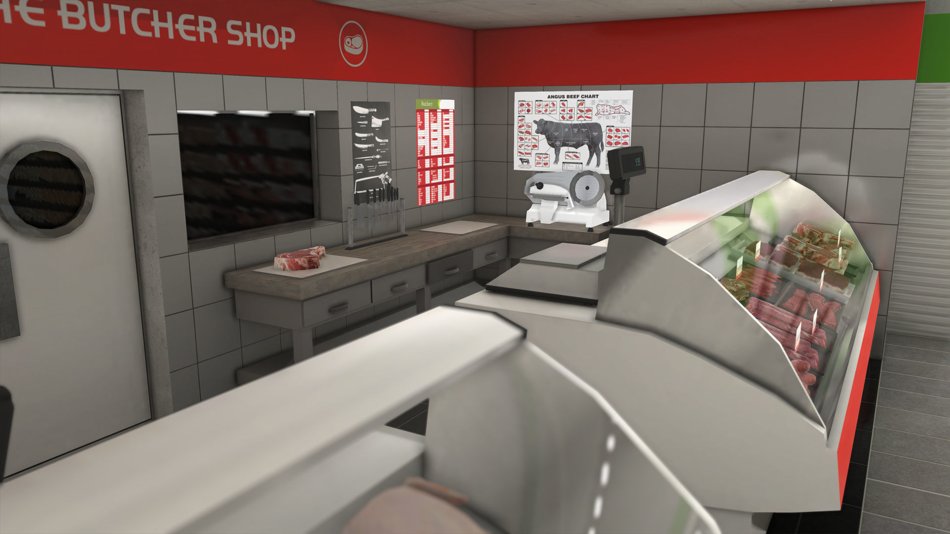 Supermarket interior with LOD Low-poly 3D model_21