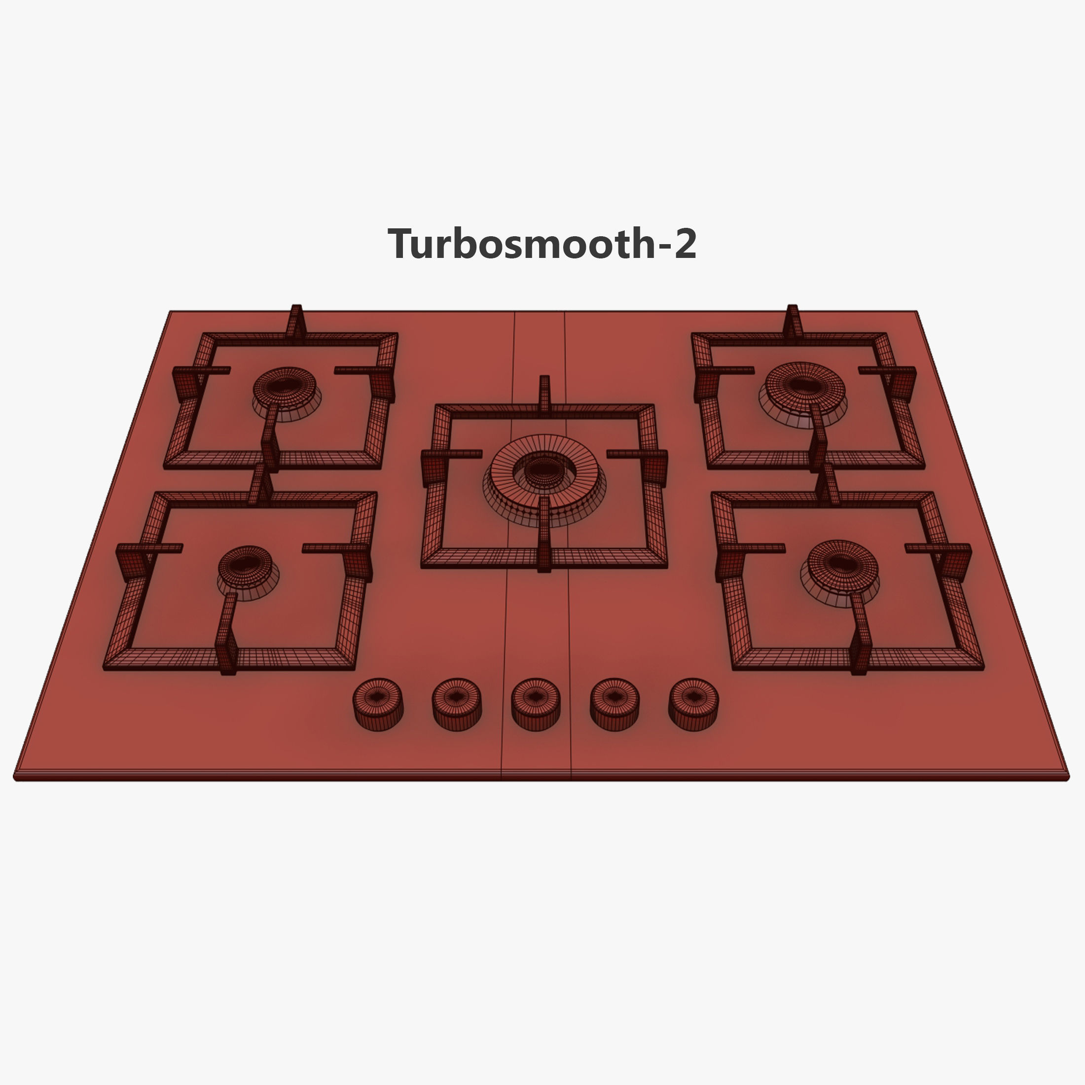 Bosch set electric oven with glass door 3D model_11