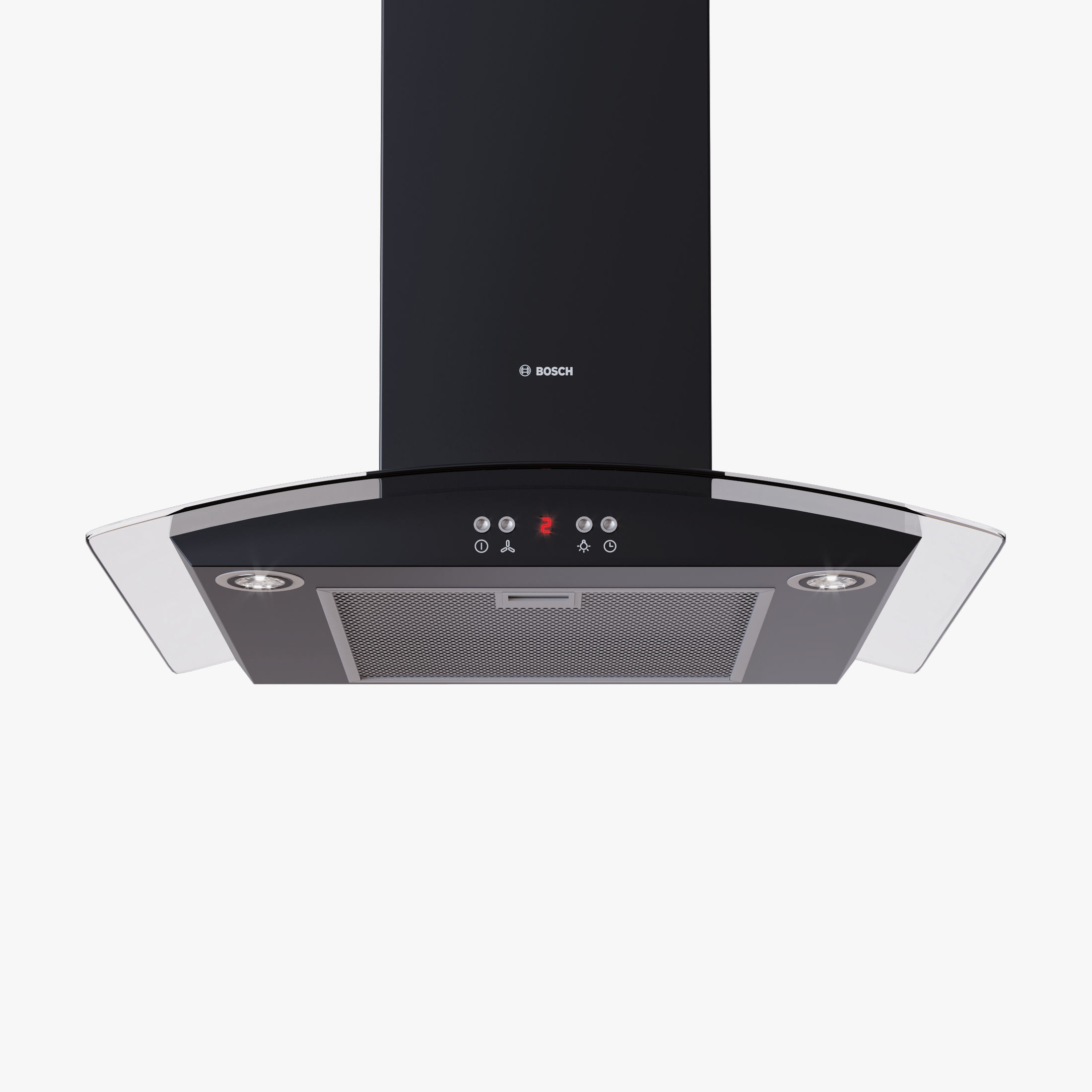 Bosch set electric oven with glass door 3D model_4