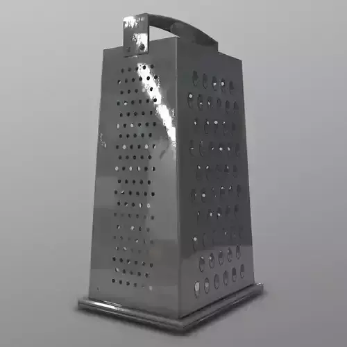Cheese Grater Low-poly 3D model