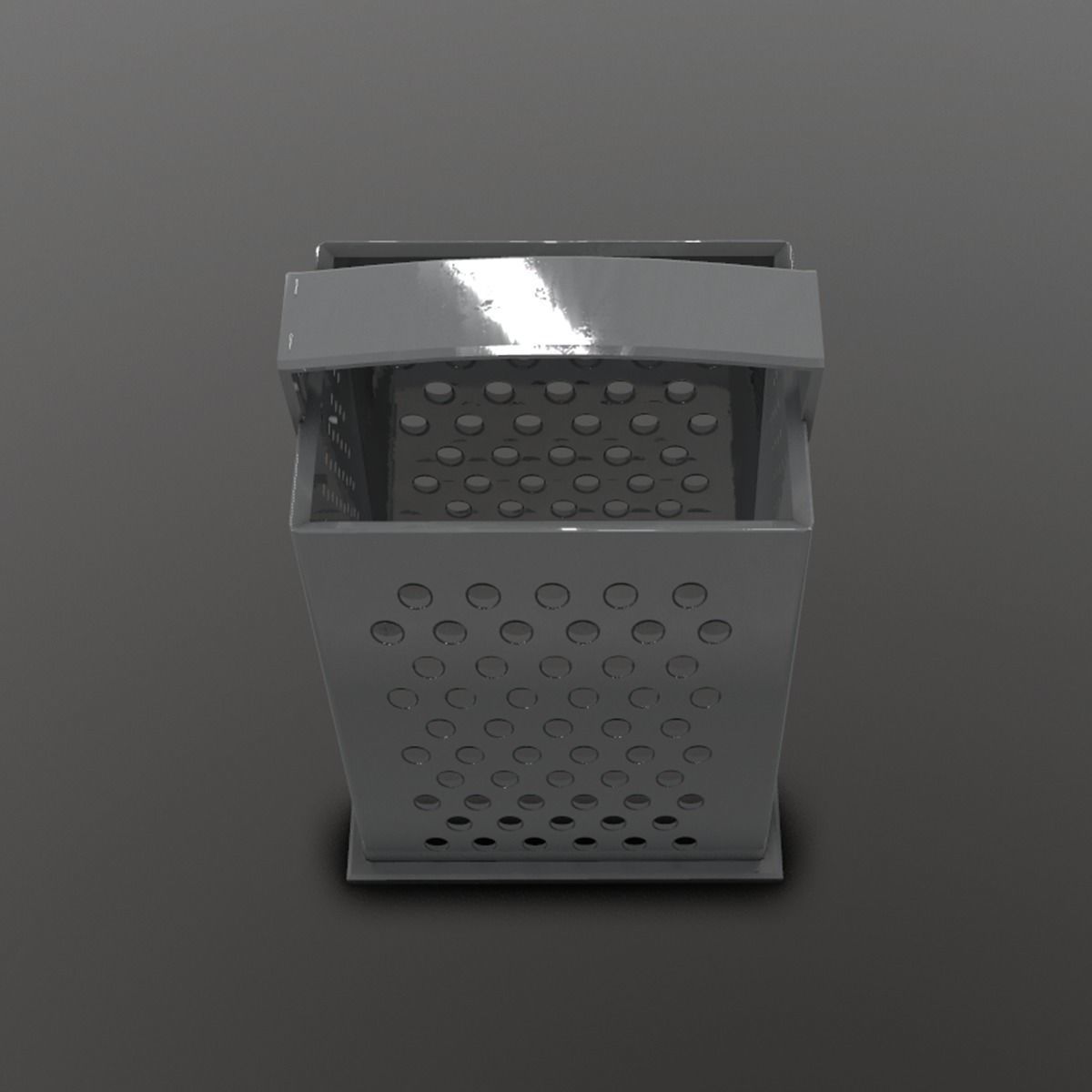 Cheese Grater Low-poly 3D model_4
