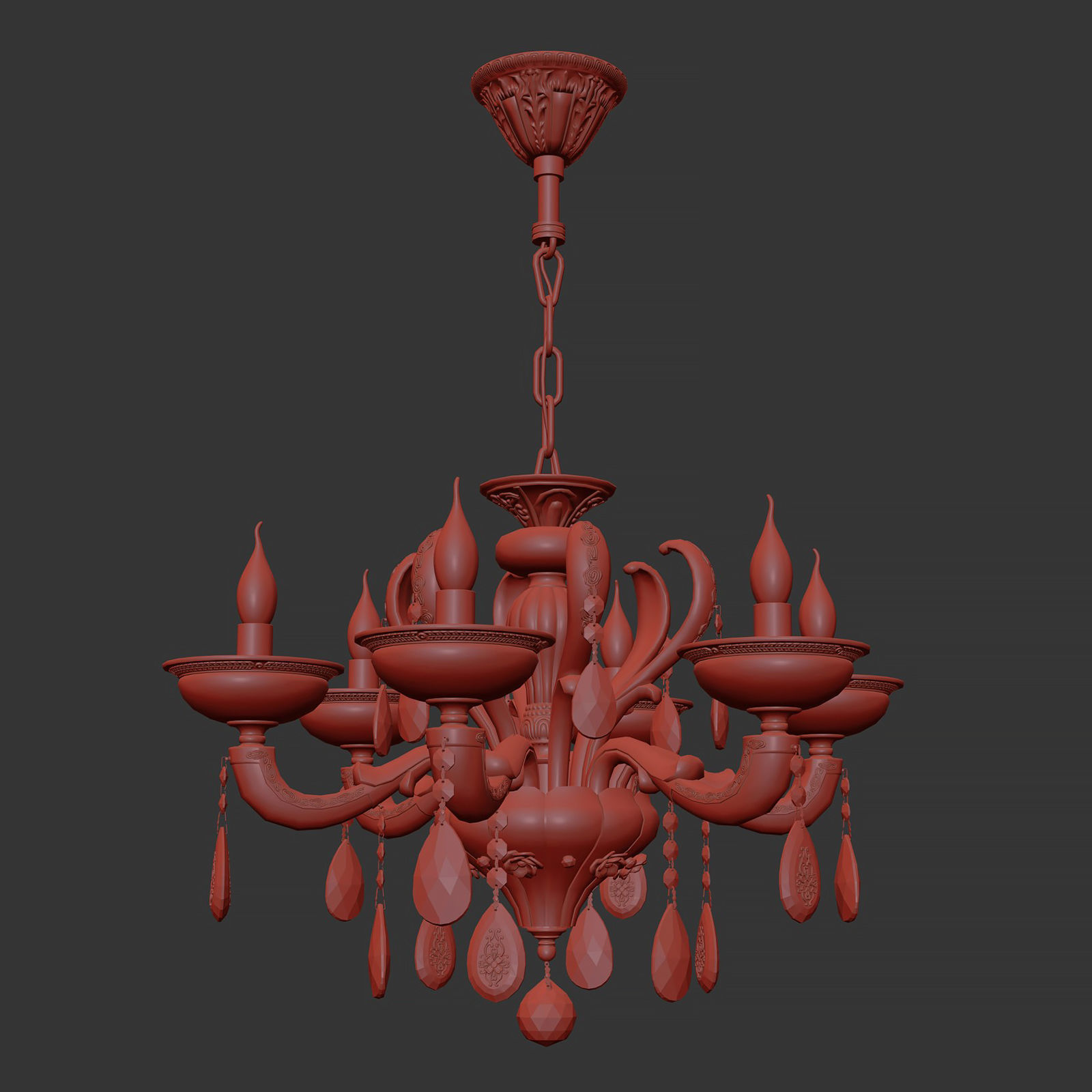 MD 89376-6 Osgona Chandelier 3D model_8