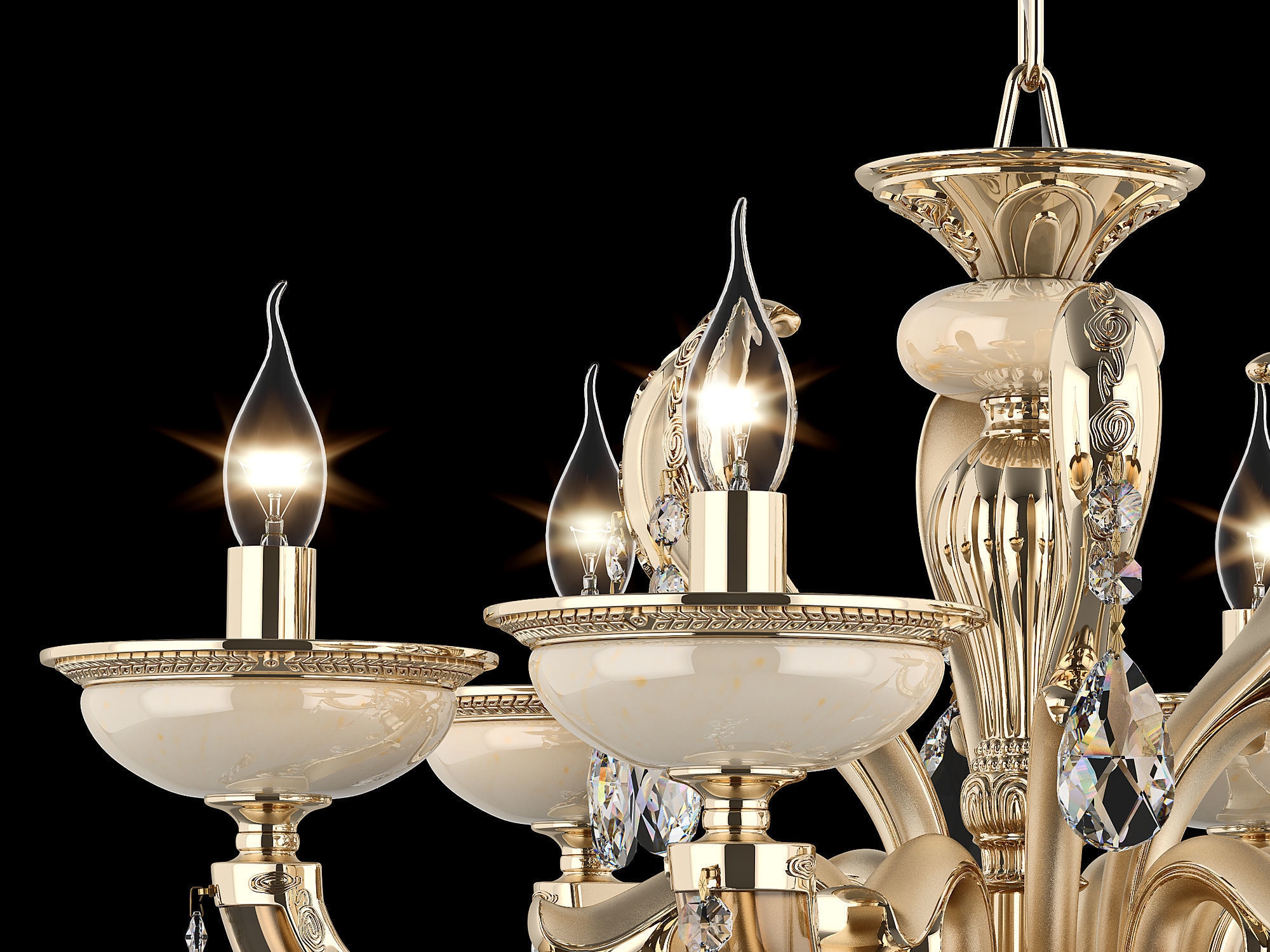 MD 89376-6 Osgona Chandelier 3D model_3