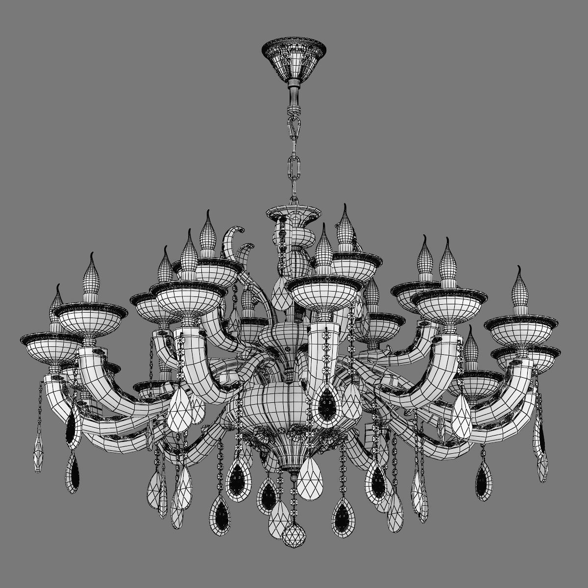MD 89376-12-6 Osgona Chandelier 3D model_5