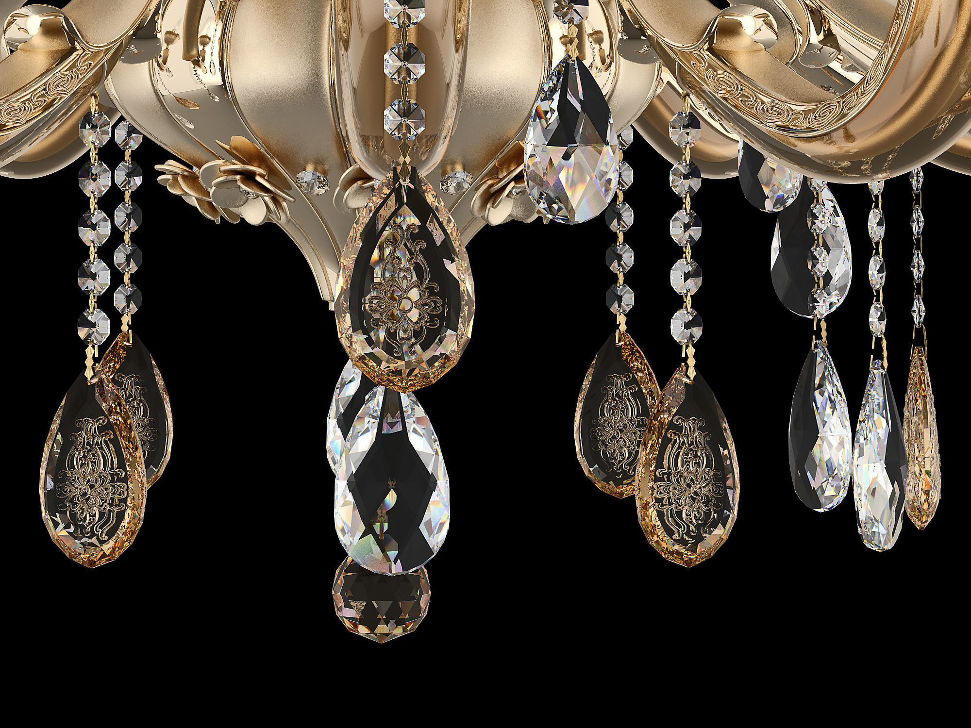 MD 89376-12-6 Osgona Chandelier 3D model_4