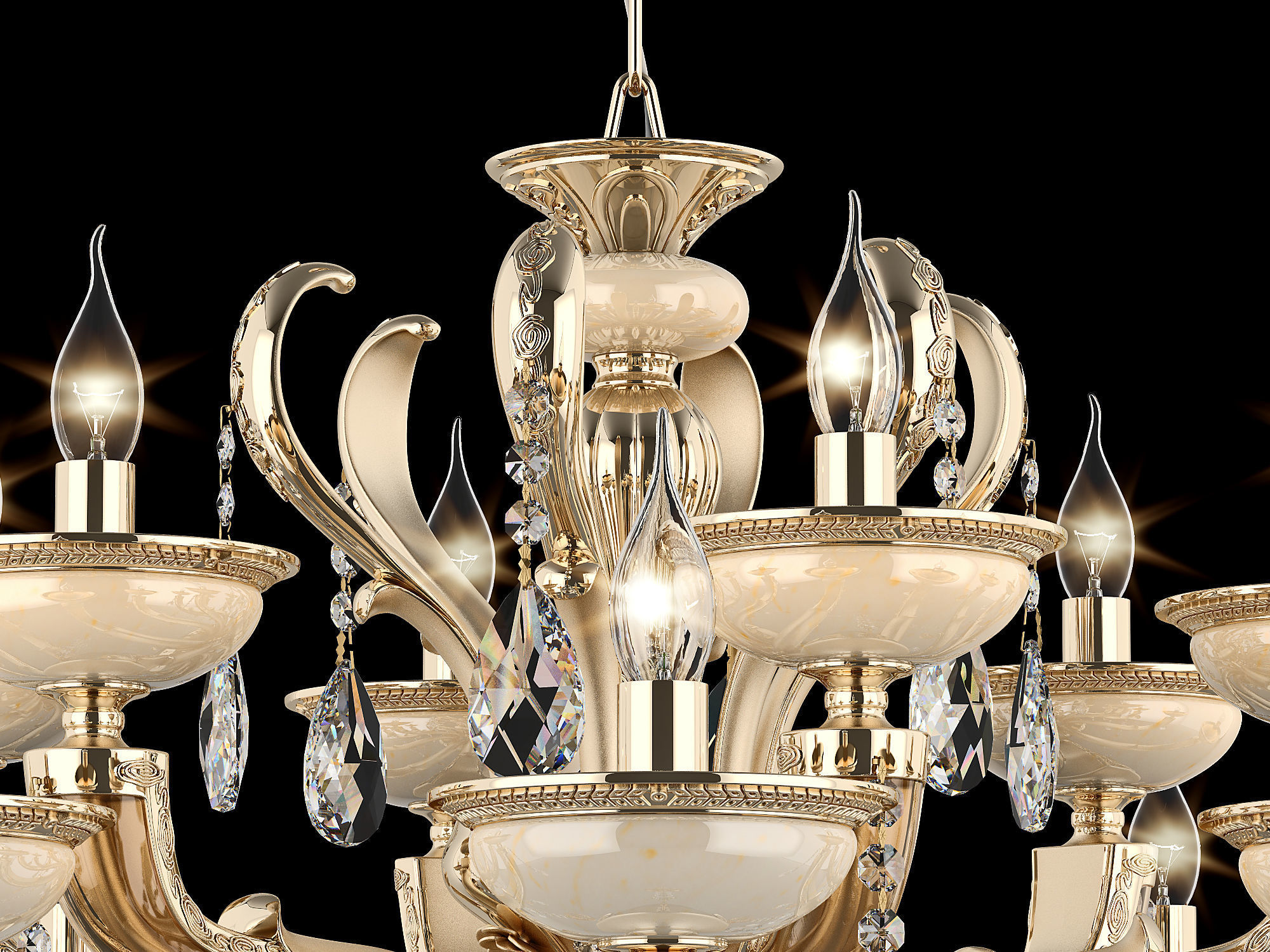 MD 89376-12-6 Osgona Chandelier 3D model_3