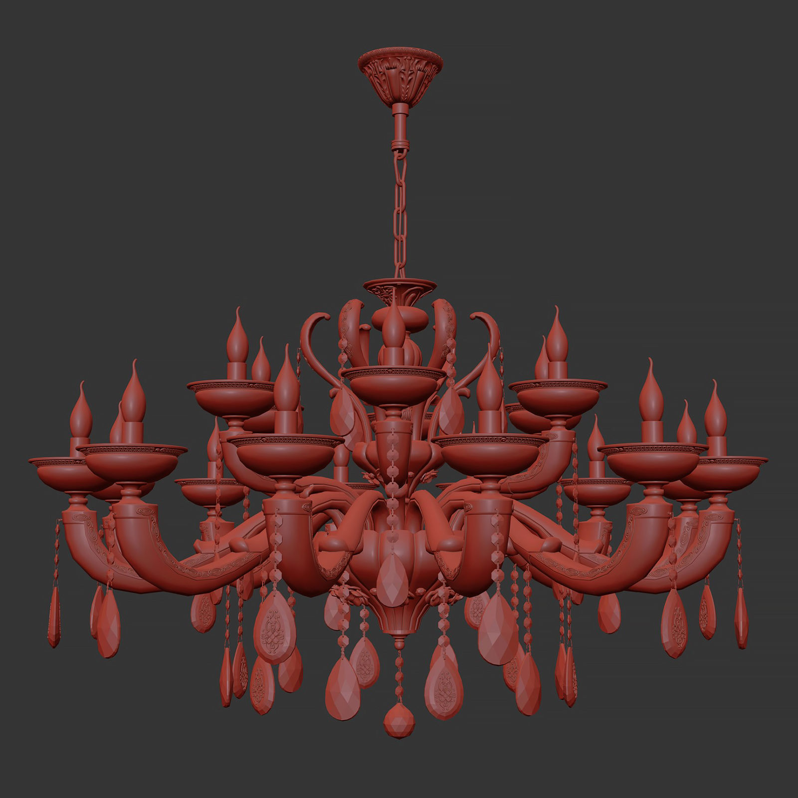 MD 89376-12-6 Osgona Chandelier 3D model_8