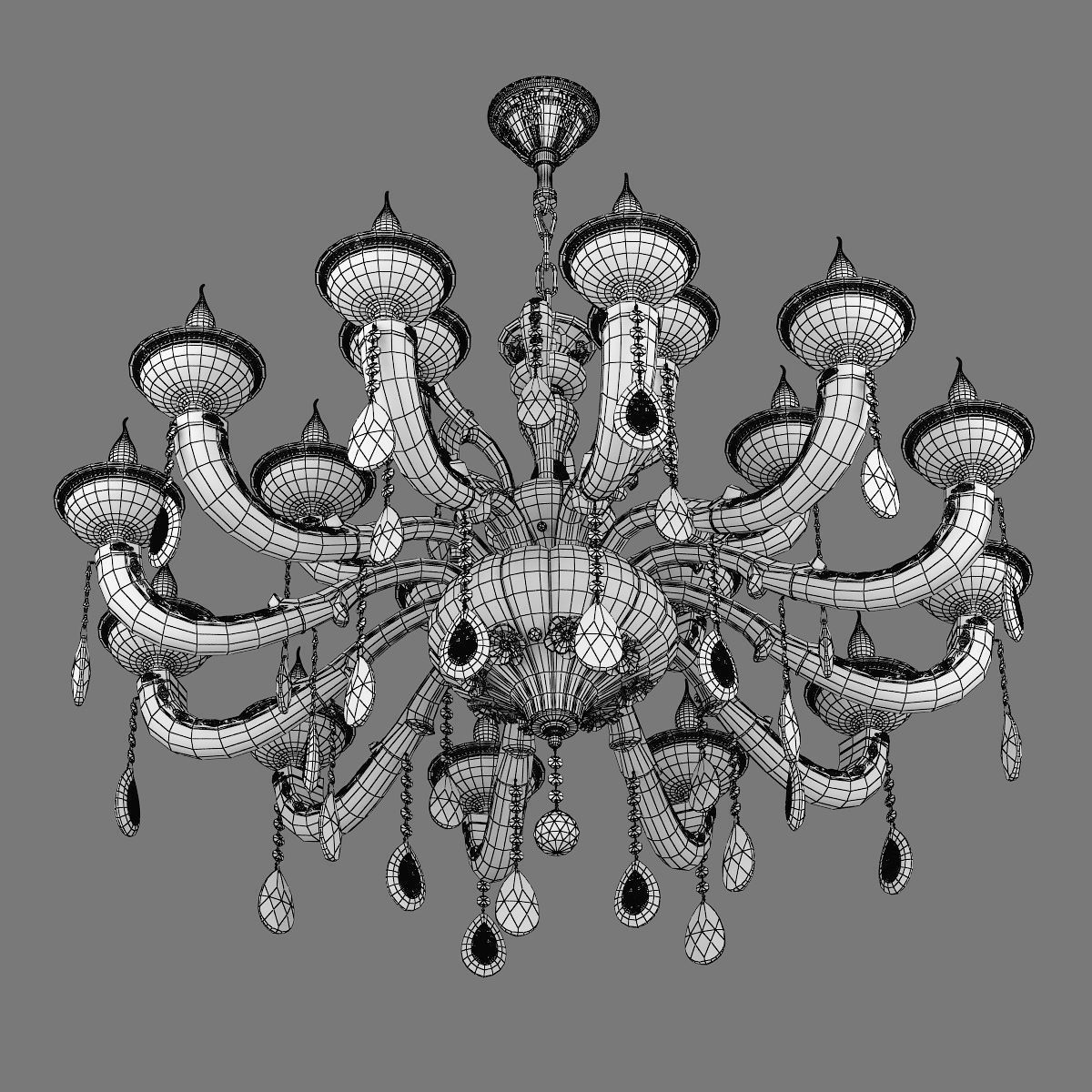 MD 89376-12-6 Osgona Chandelier 3D model_6