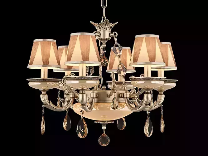 MD 89370-6-2 Osgona Chandelier 3D model