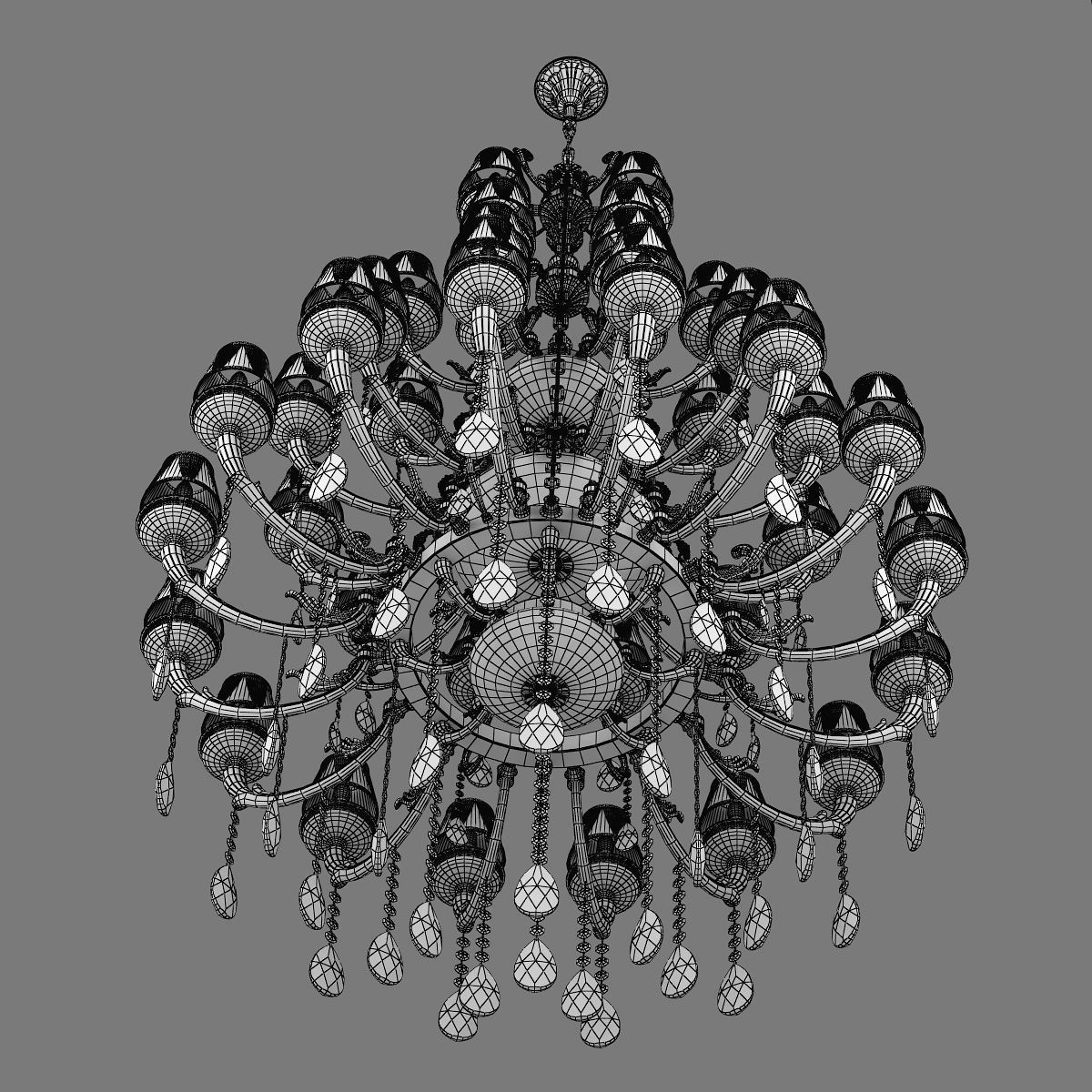 MD 89370-47 Osgona Chandelier 3D model_6