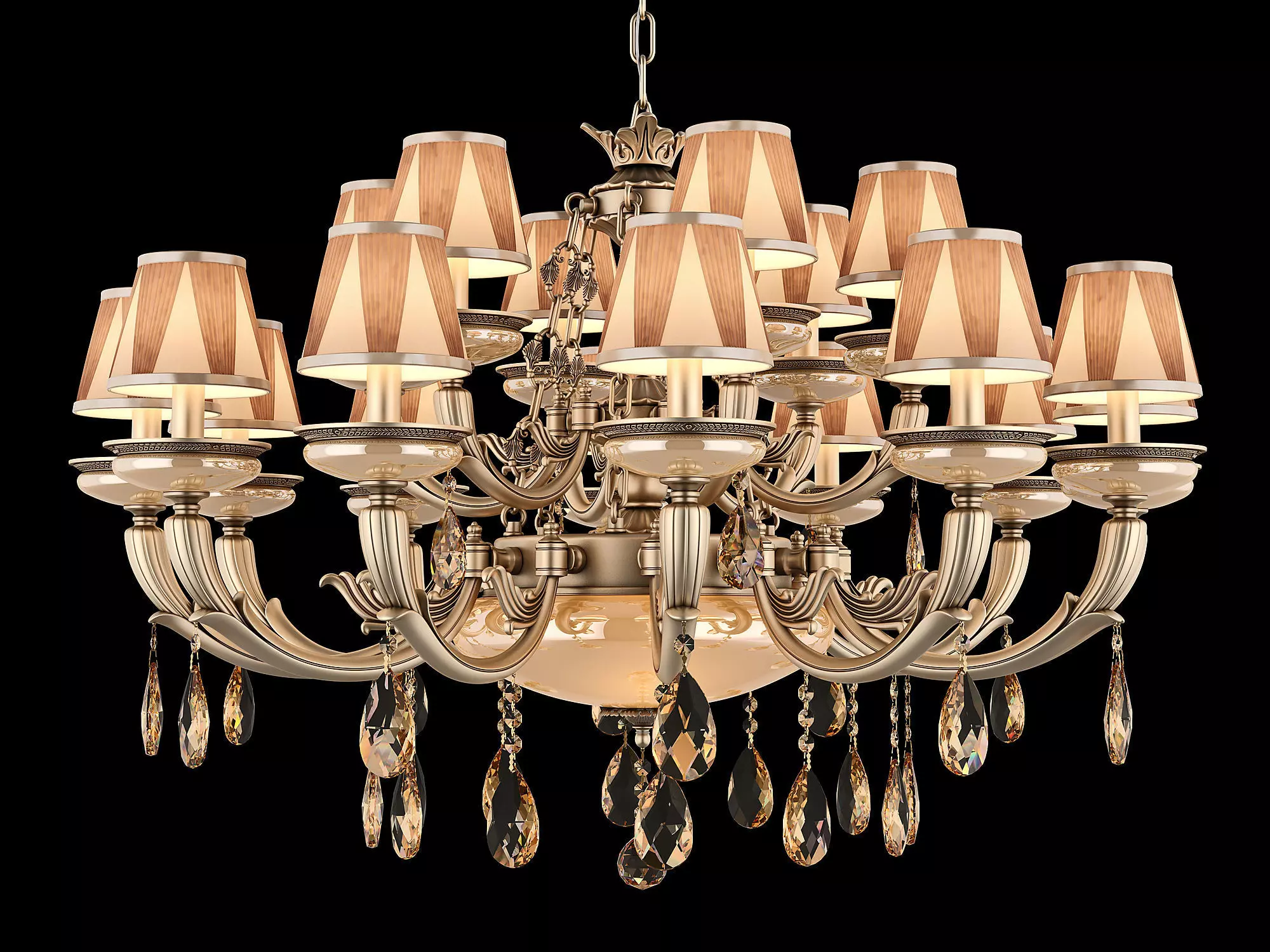 MD 89370-12-6-3 Osgona Chandelier 3D model_0