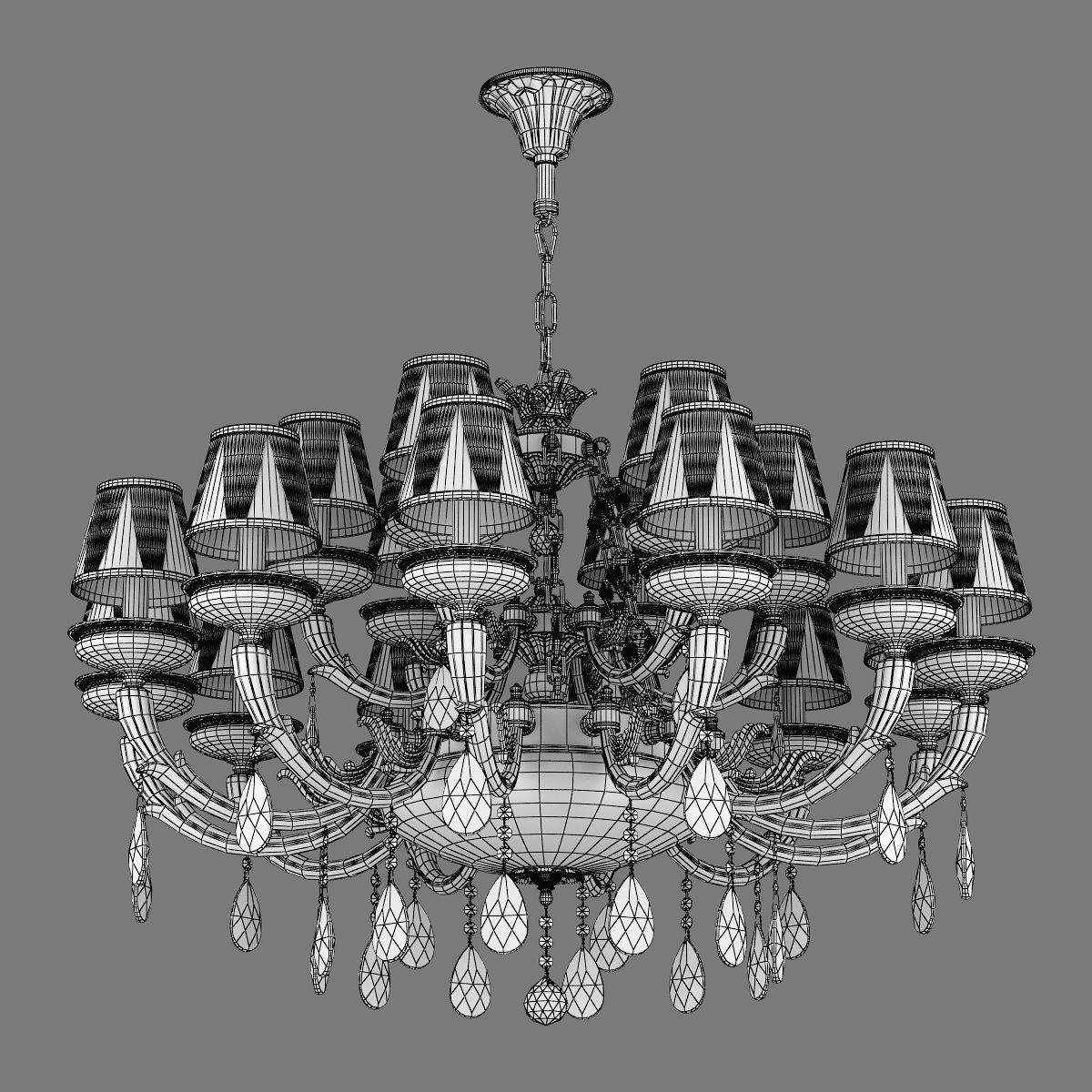 MD 89370-12-6-3 Osgona Chandelier 3D model_5