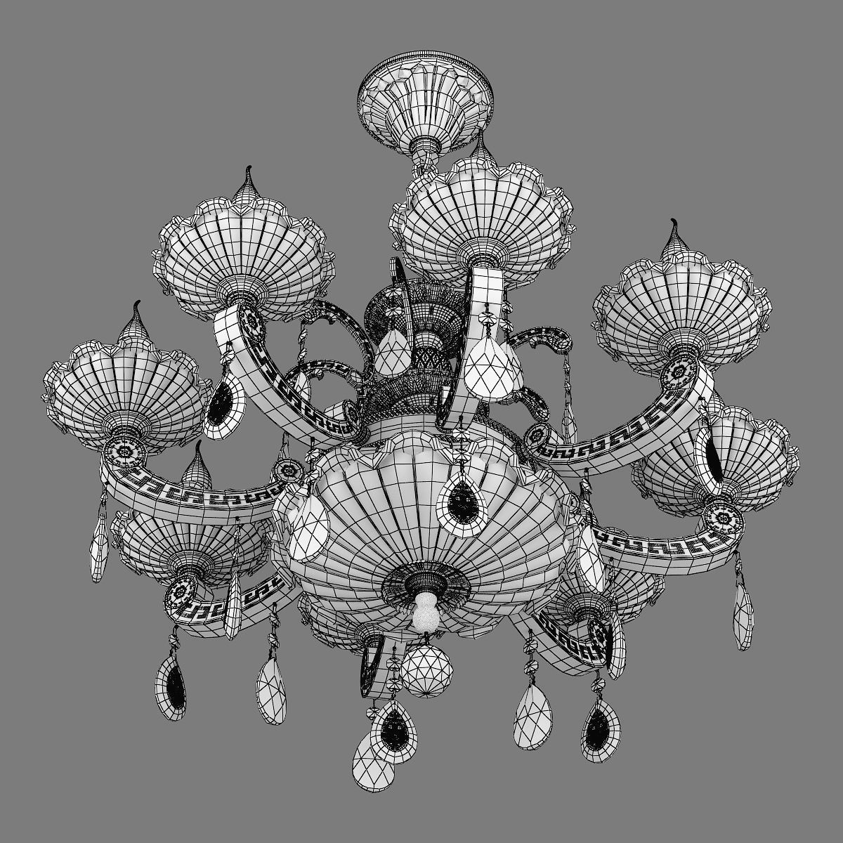 MD 89363-8-2 Osgona Chandelier 3D model_6