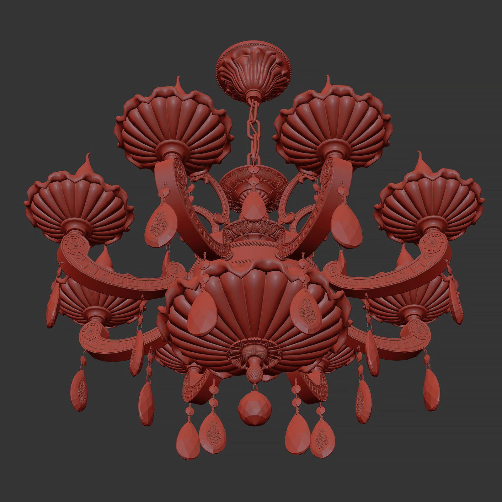 MD 89363-8-2 Osgona Chandelier 3D model_9