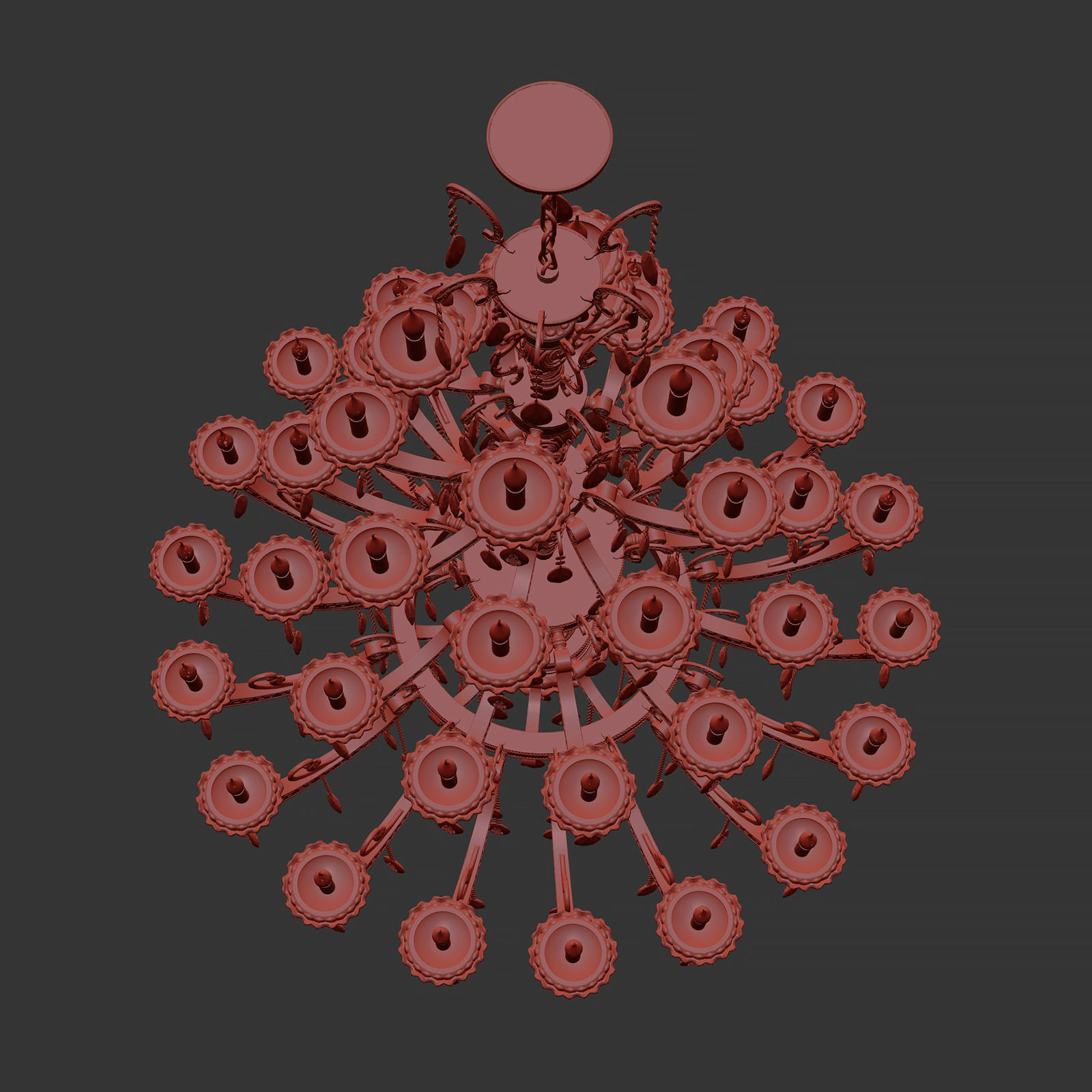 MD 89363-44 Osgona Chandelier 3D model_10