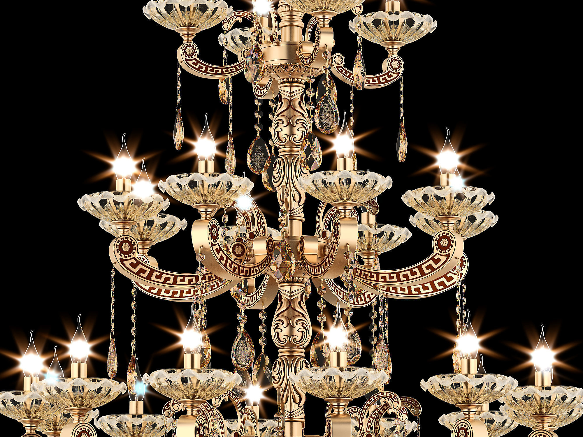 MD 89363-44 Osgona Chandelier 3D model_3
