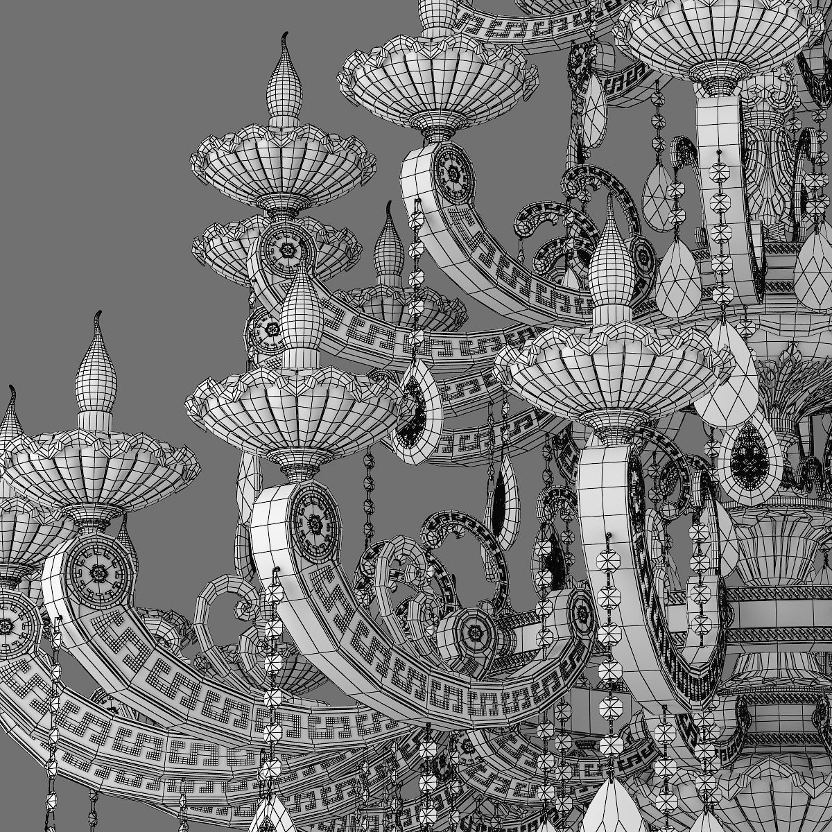 MD 89363-44 Osgona Chandelier 3D model_7