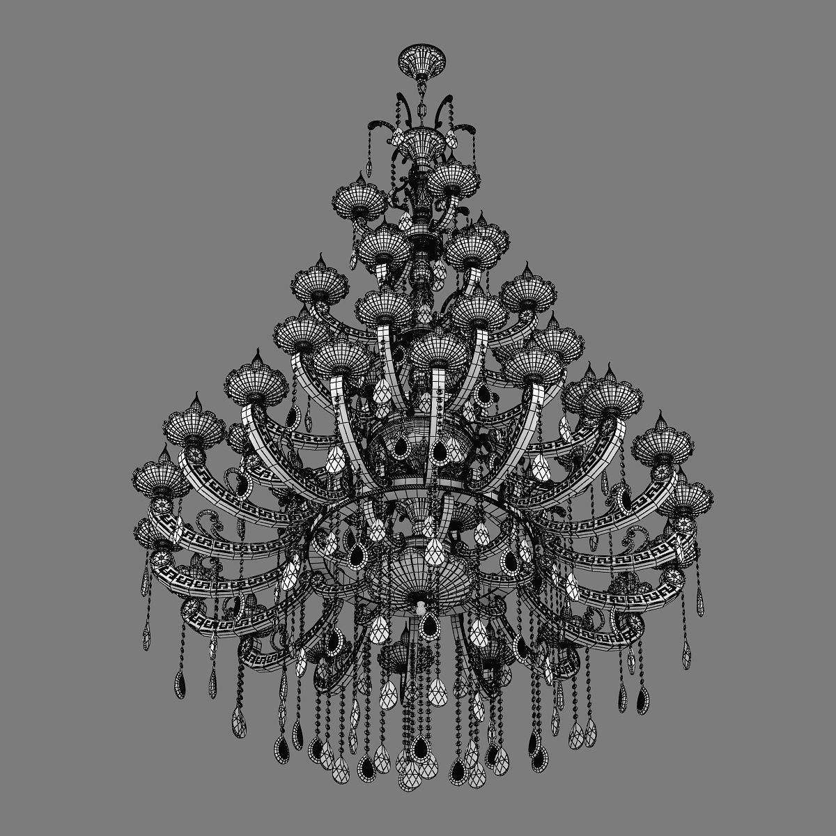 MD 89363-44 Osgona Chandelier 3D model_6