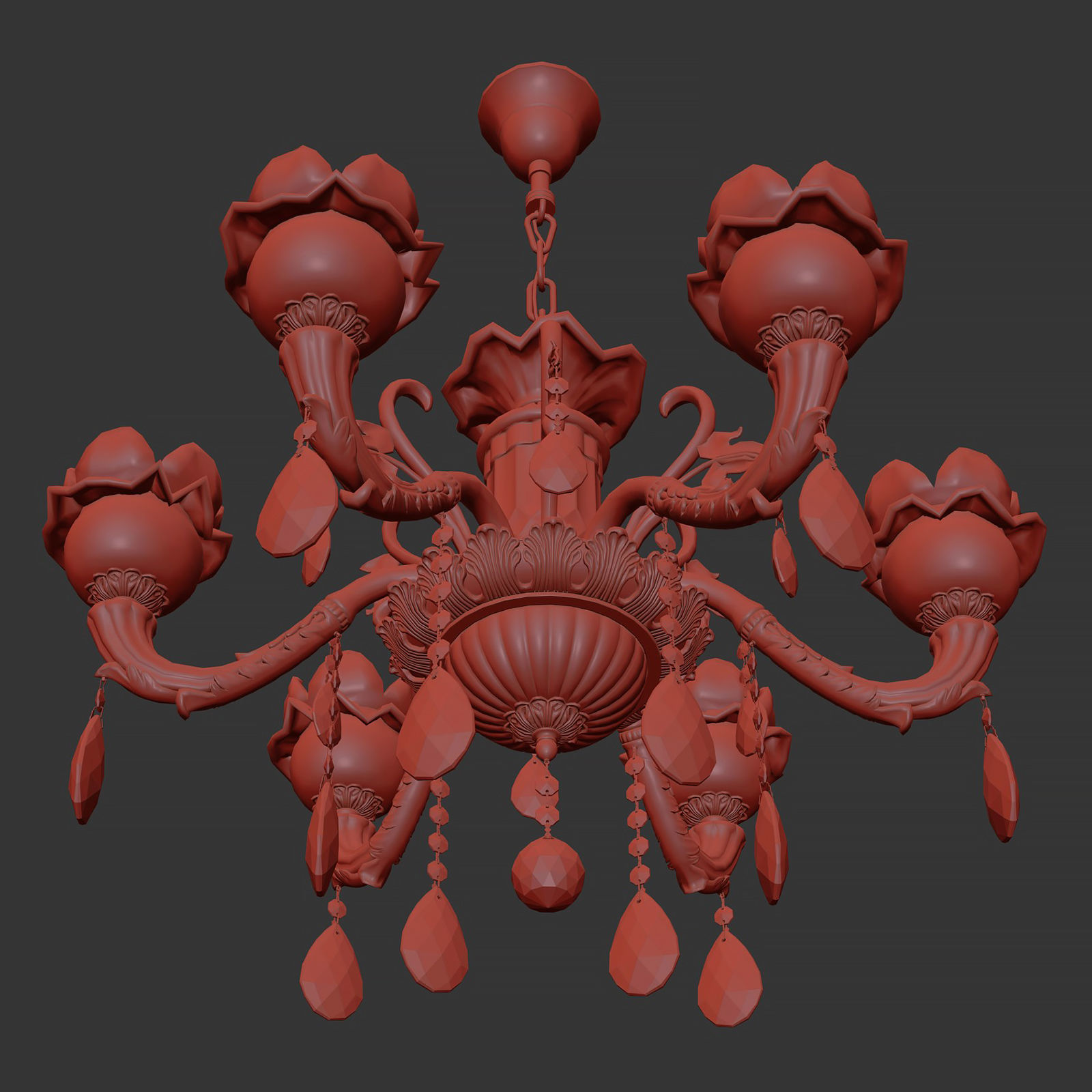 MD 89360-6 Osgona Chandelier 3D model_9