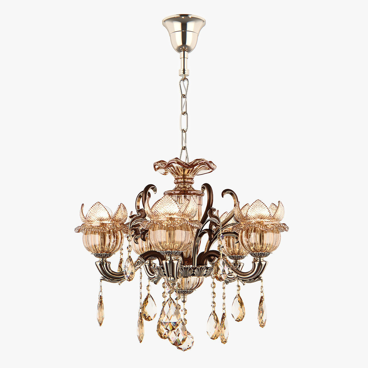 MD 89360-5 Osgona Chandelier 3D model_11