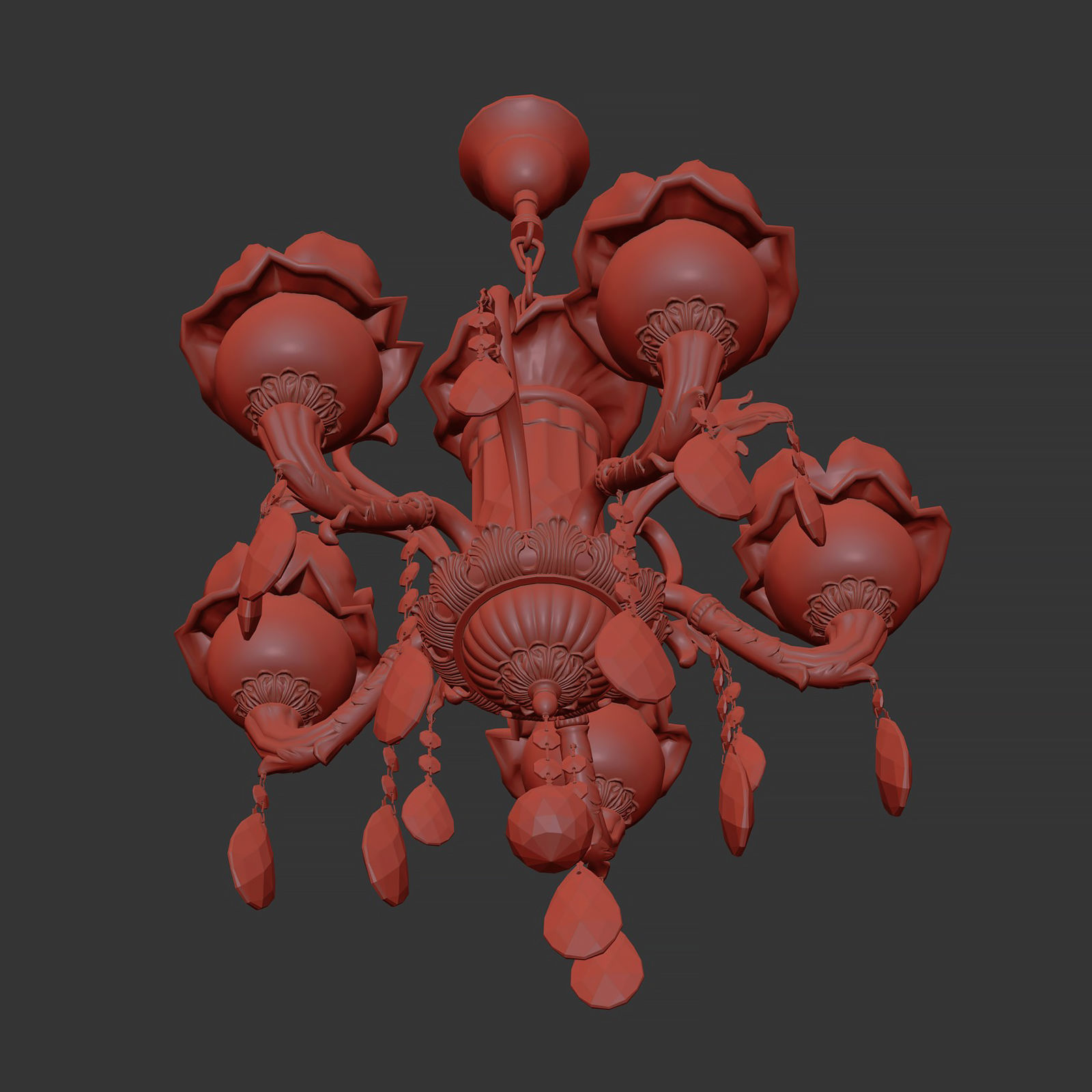 MD 89360-5 Osgona Chandelier 3D model_9