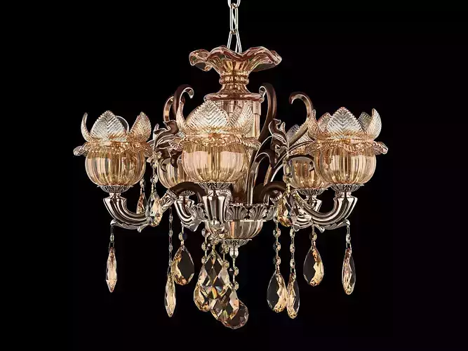 MD 89360-5 Osgona Chandelier 3D model