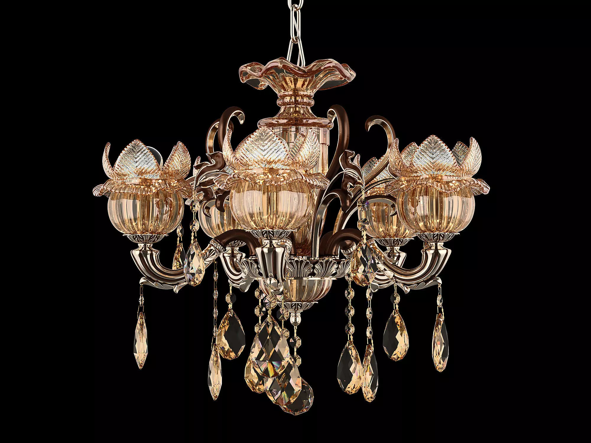 MD 89360-5 Osgona Chandelier 3D model_0