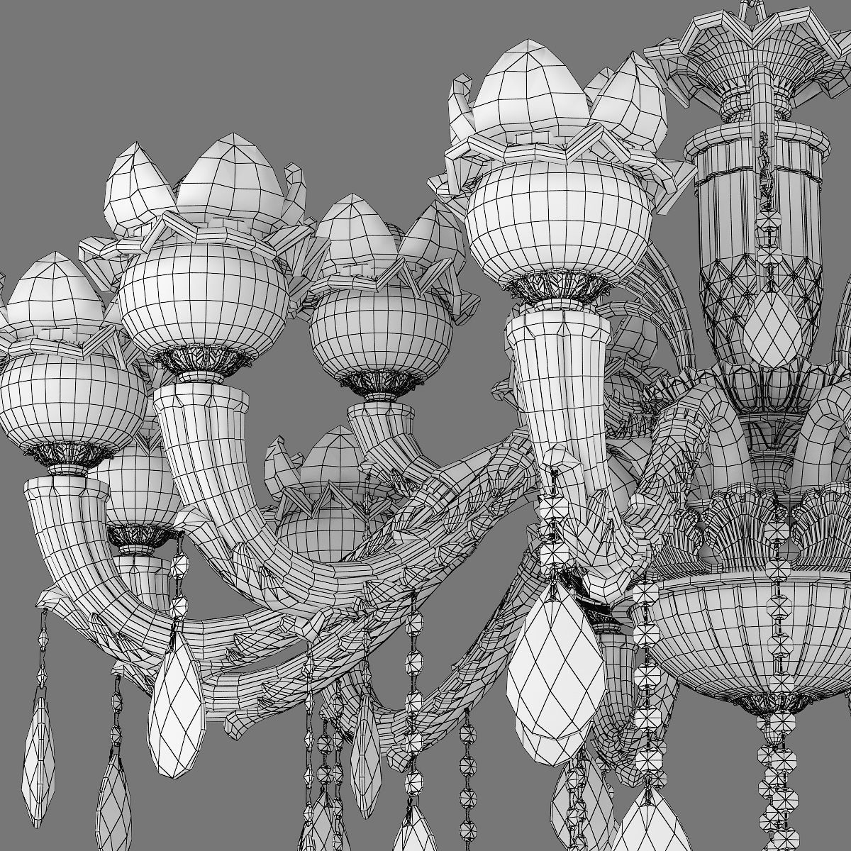 MD 89360-12-6 Osgona Chandelier 3D model_7