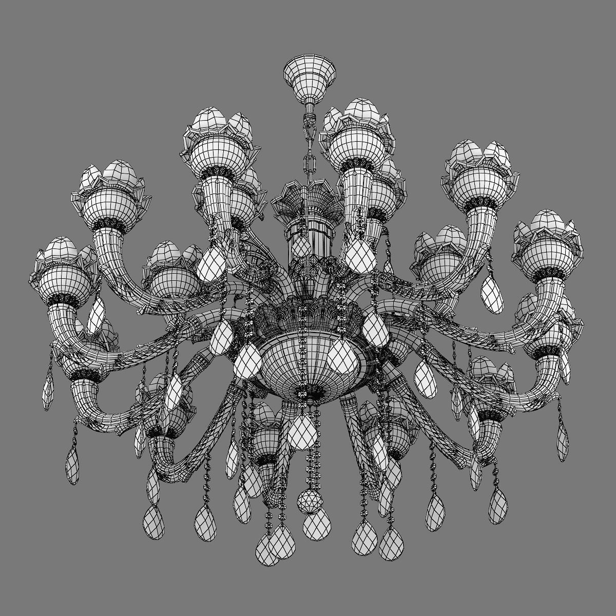 MD 89360-12-6 Osgona Chandelier 3D model_6