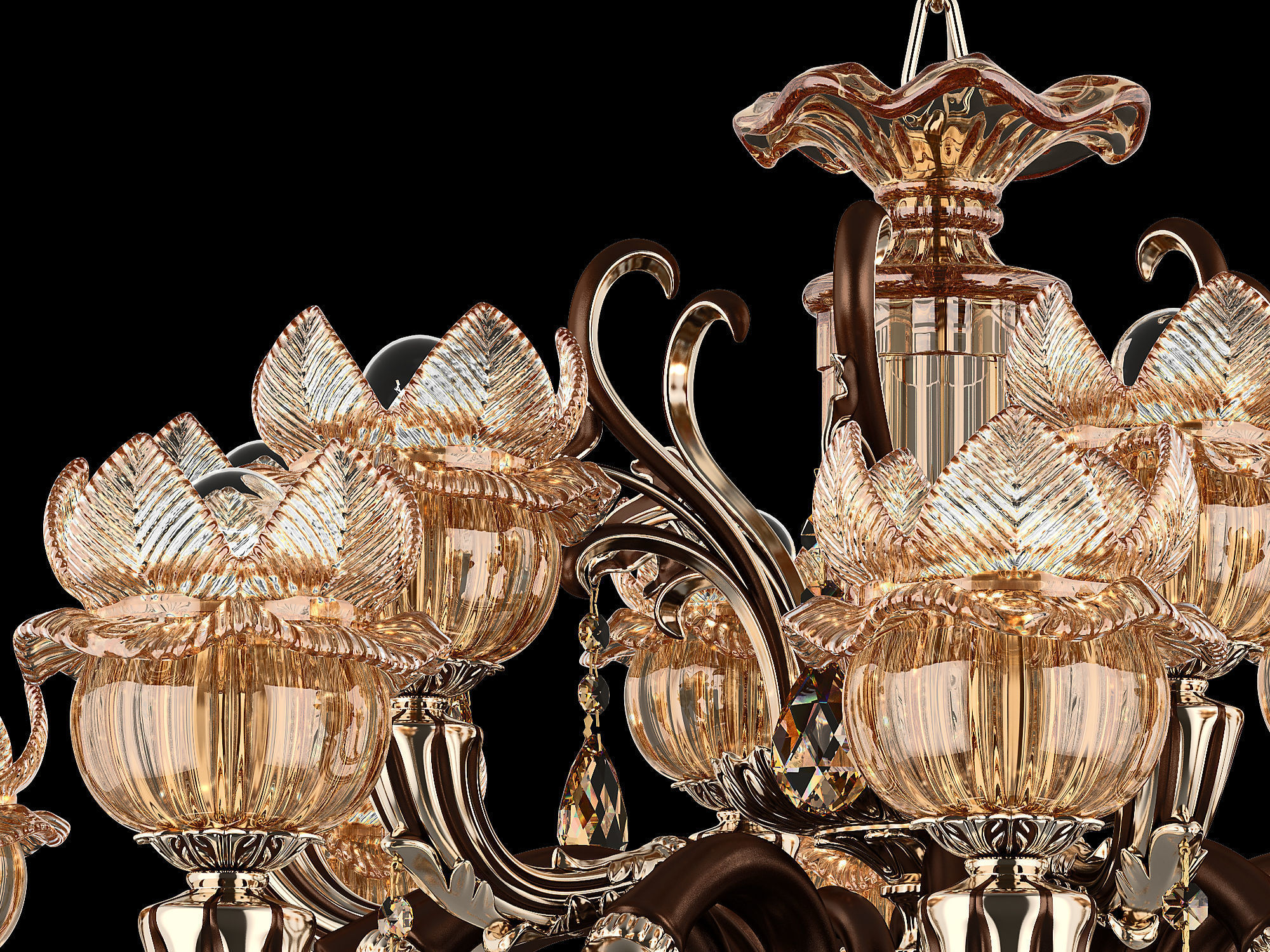 MD 89360-12-6 Osgona Chandelier 3D model_3