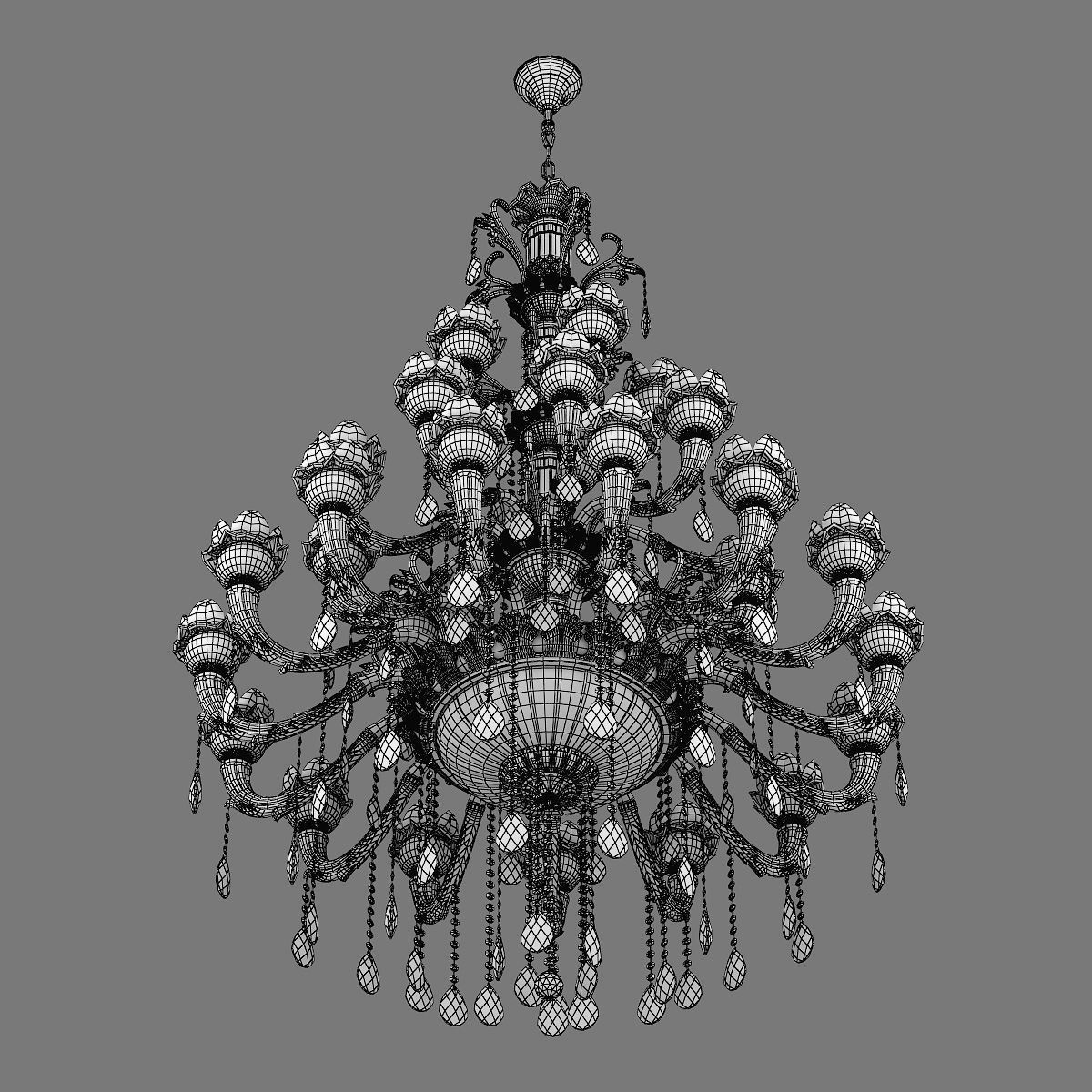 MD 89360-34 Osgona Chandelier 3D model_6