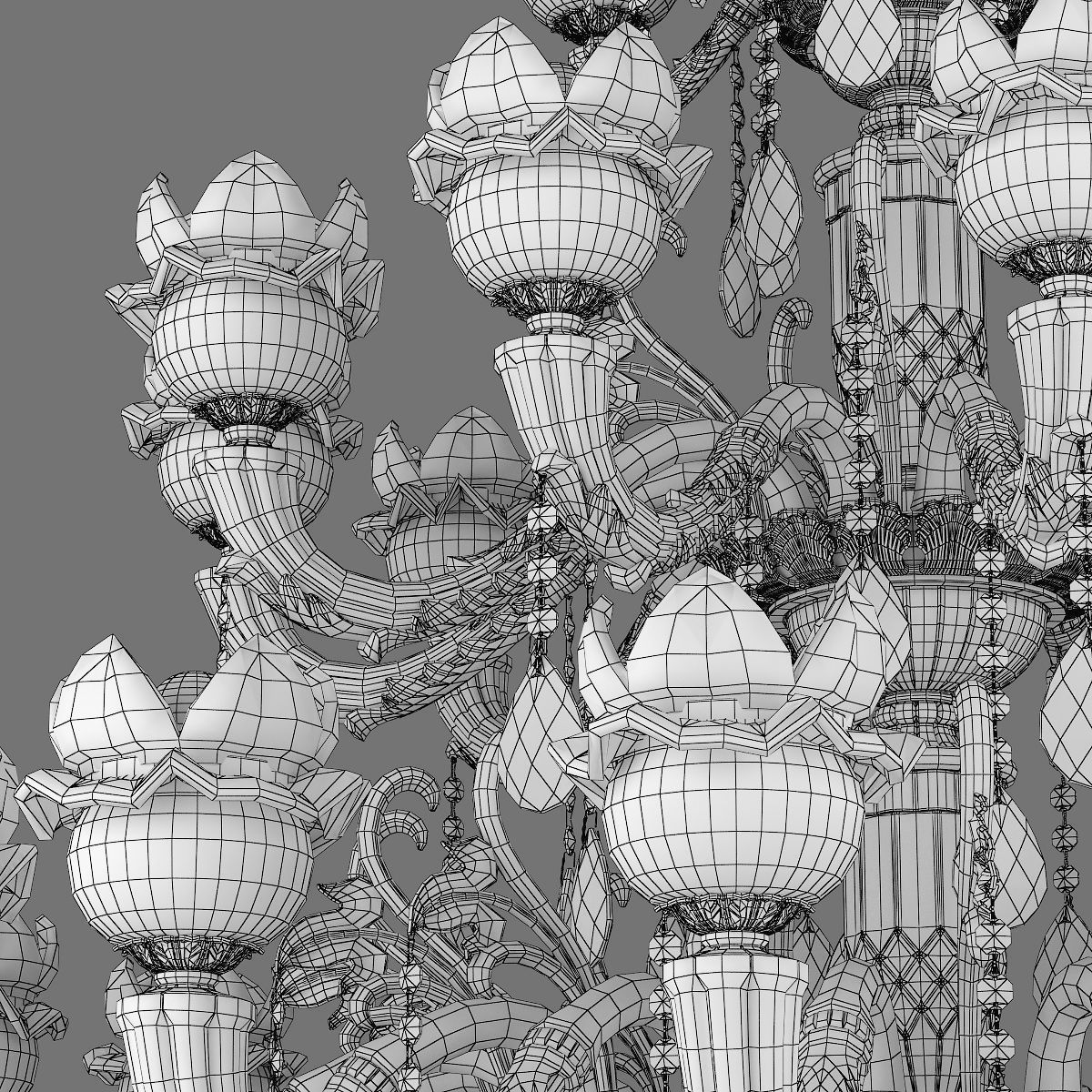 MD 89360-34 Osgona Chandelier 3D model_7