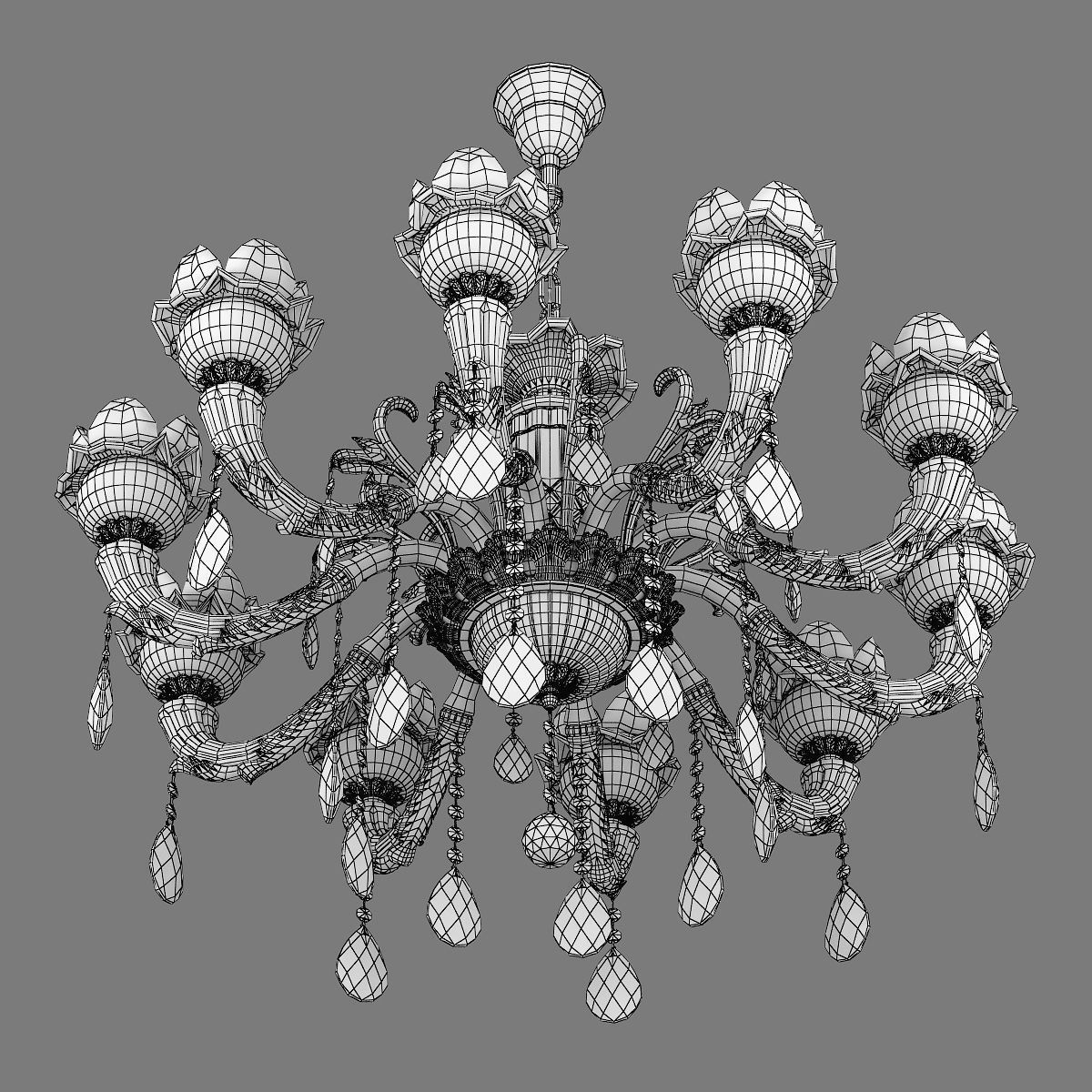 MD 89360-10 Osgona Chandelier 3D model_6