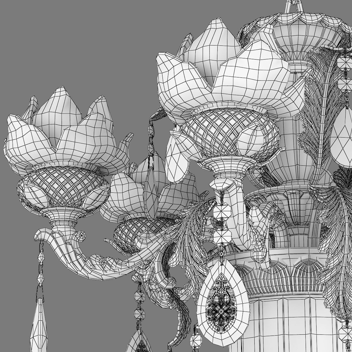 MD 89350-6-2 Osgona Chandelier 3D model_7