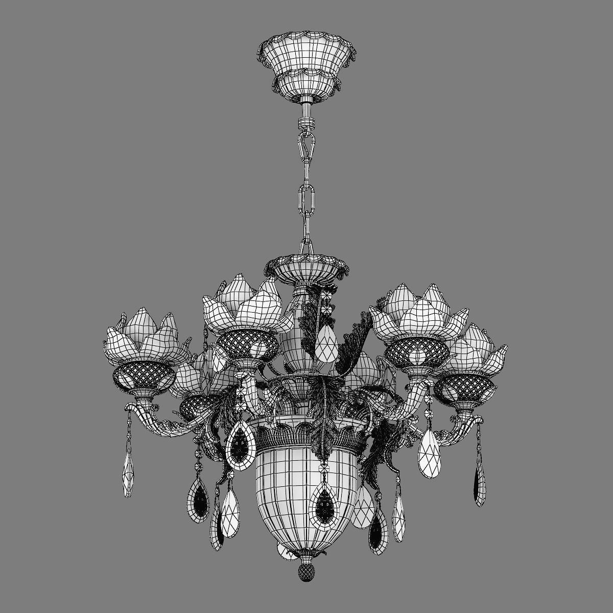 MD 89350-6-2 Osgona Chandelier 3D model_5