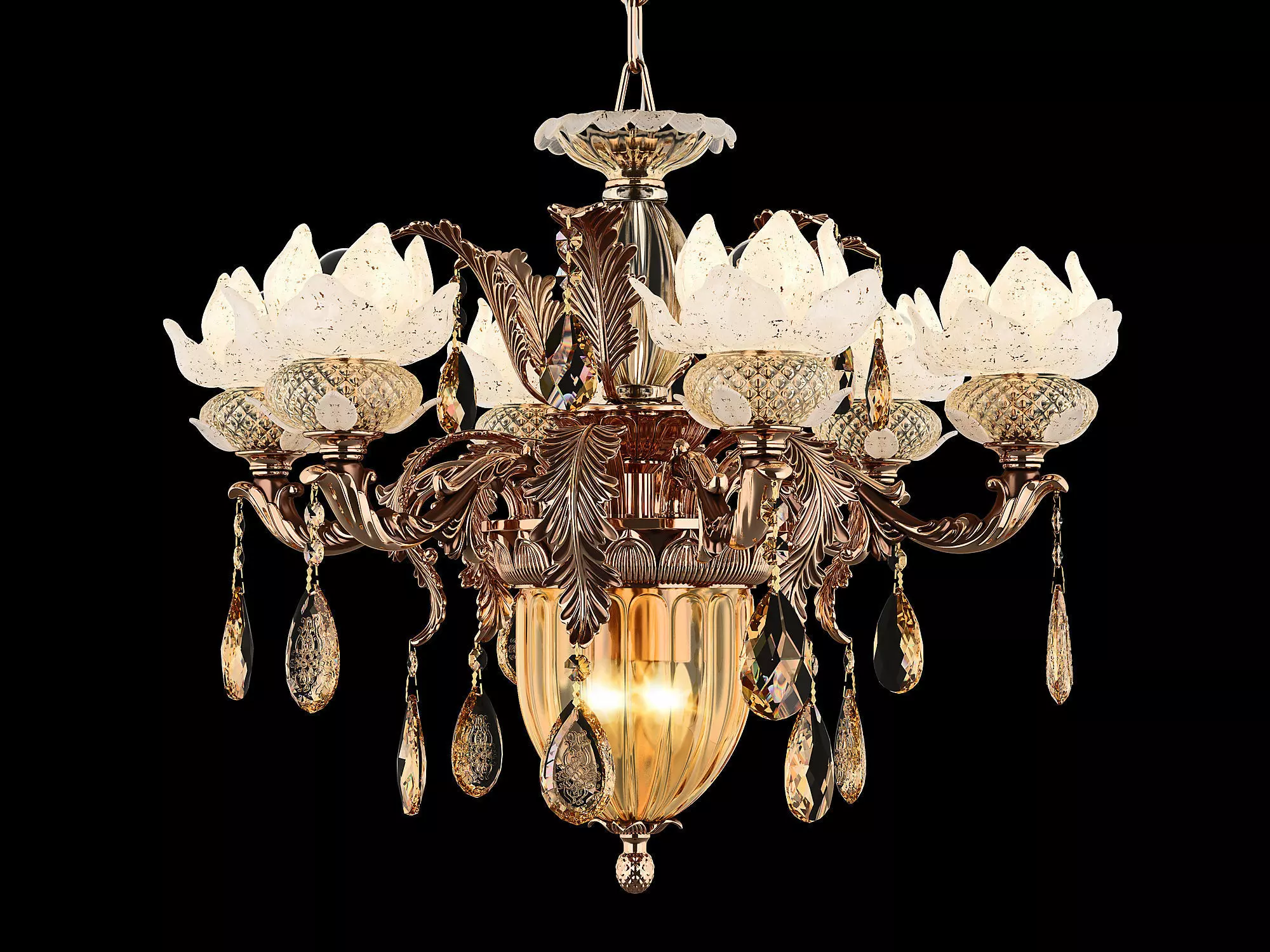 MD 89350-6-2 Osgona Chandelier 3D model_0
