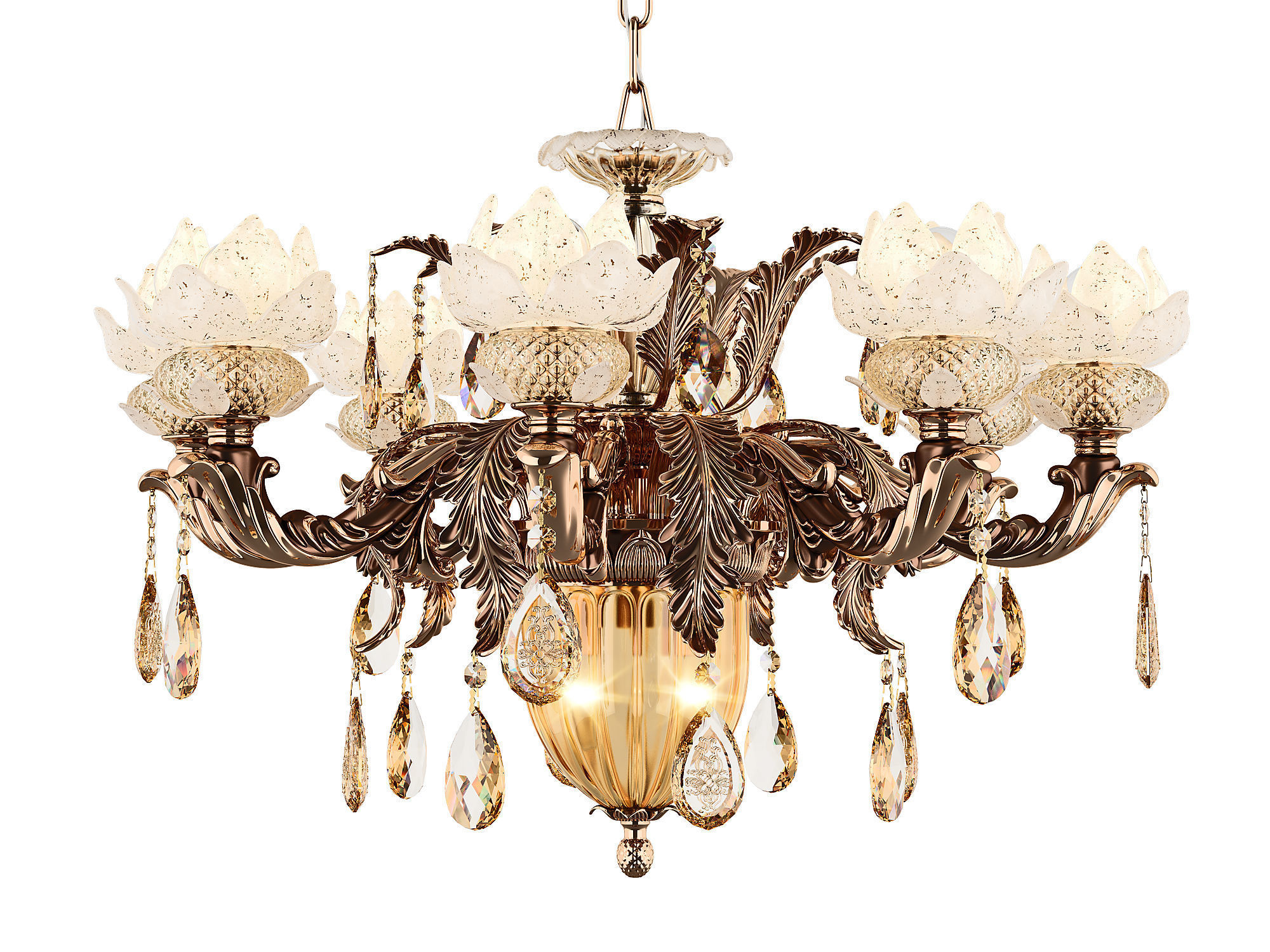MD 89350-8-2 Osgona Chandelier 3D model_1