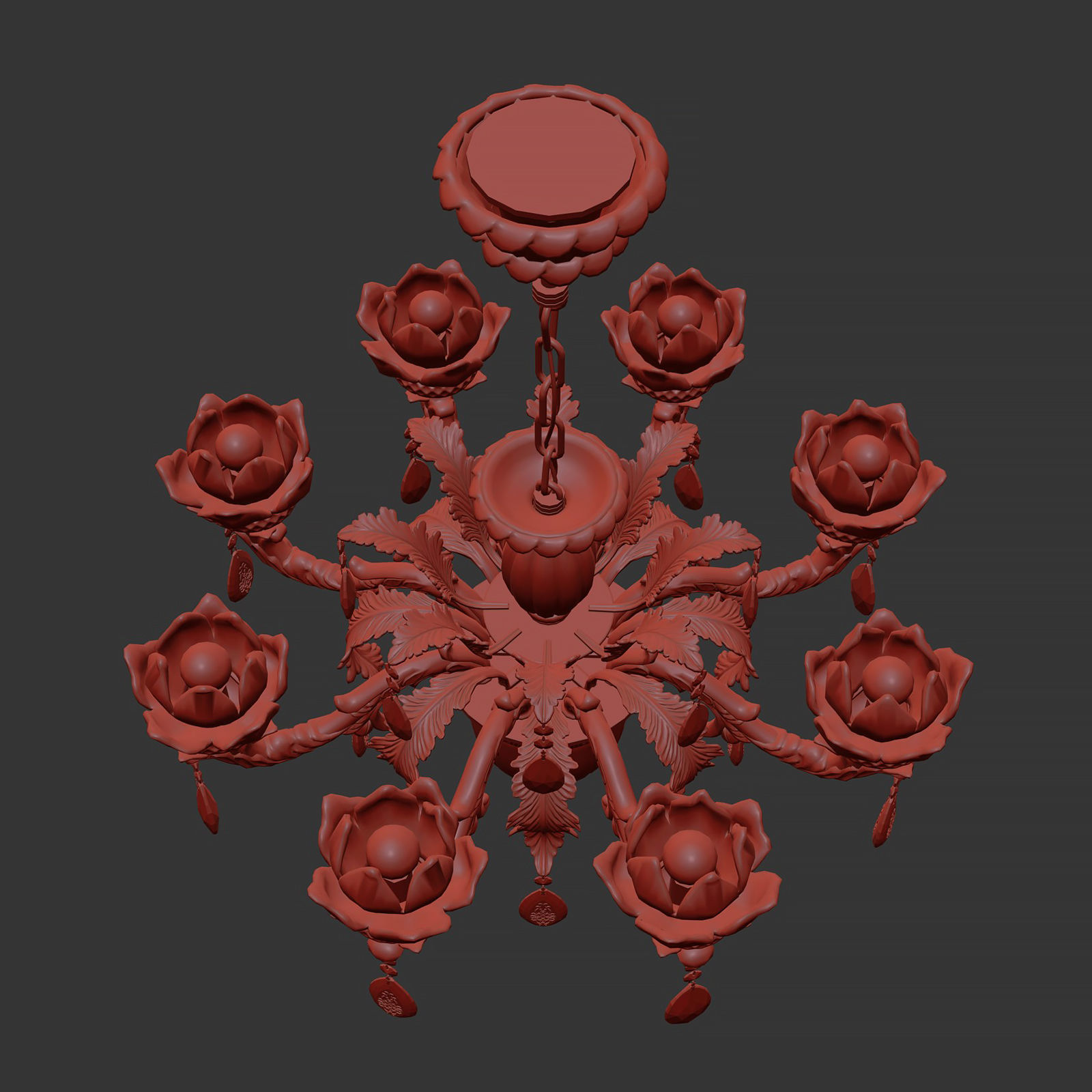 MD 89350-8-2 Osgona Chandelier 3D model_10