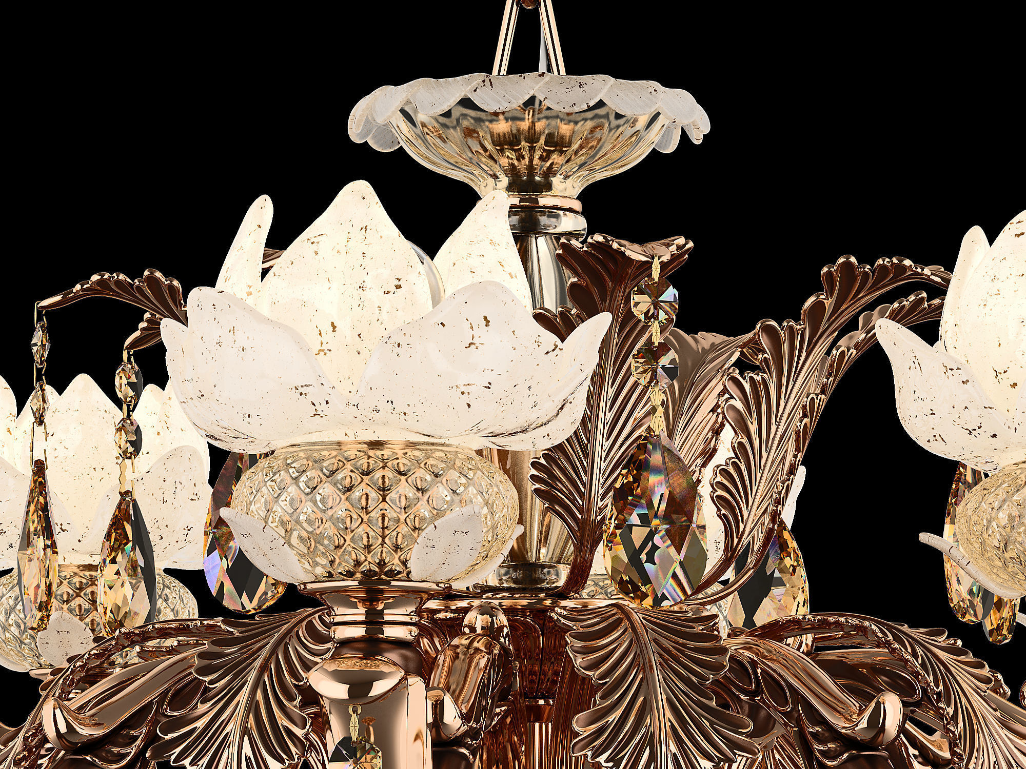 MD 89350-8-2 Osgona Chandelier 3D model_3
