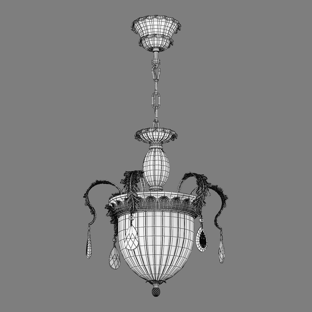 MD 89350-3 Osgona Chandelier 3D model_5