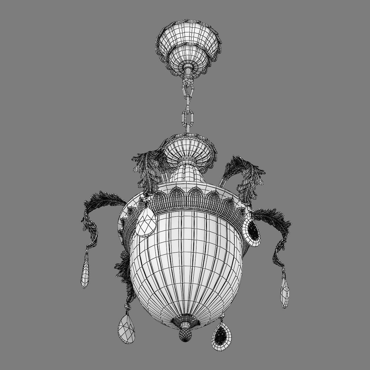 MD 89350-3 Osgona Chandelier 3D model_6