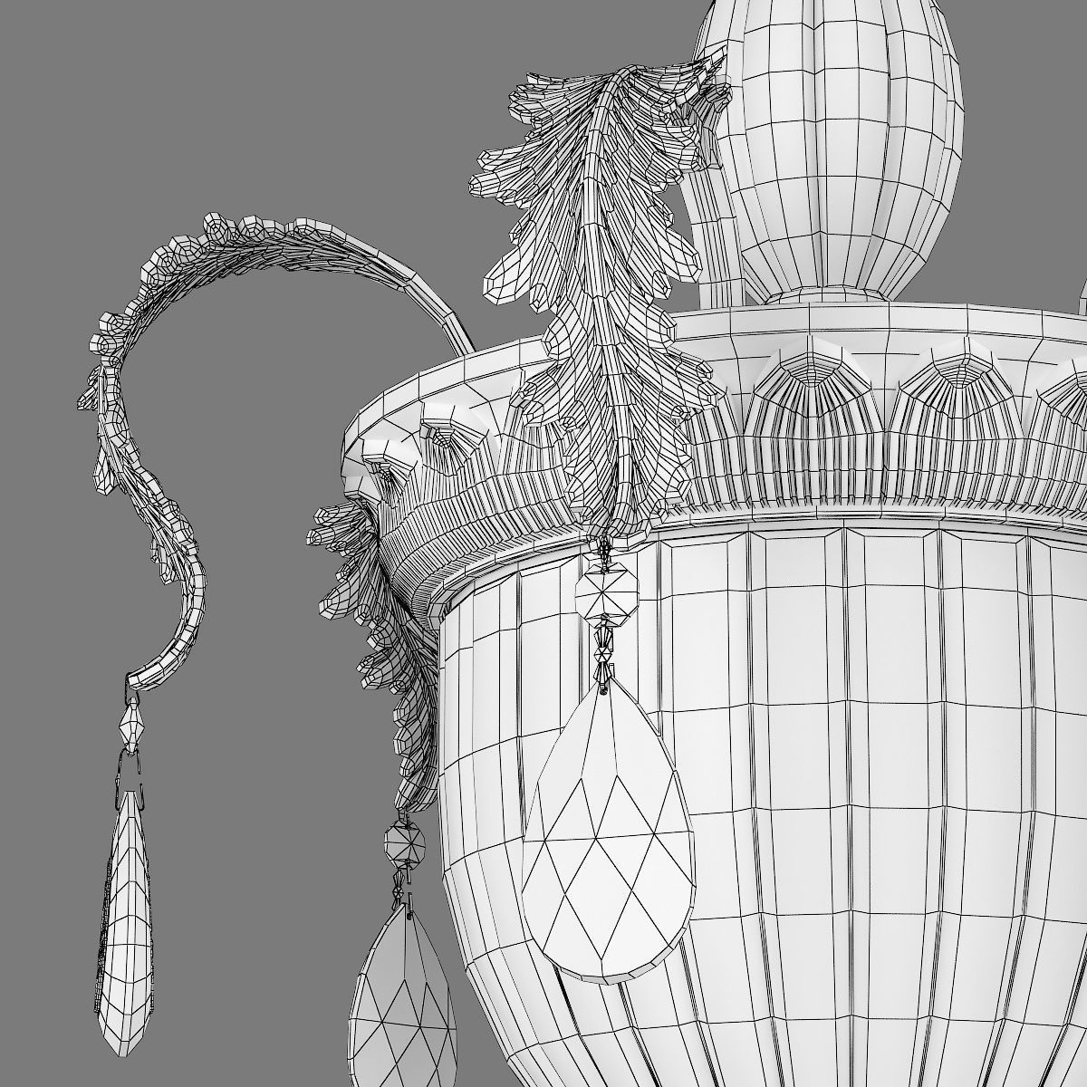 MD 89350-3 Osgona Chandelier 3D model_7